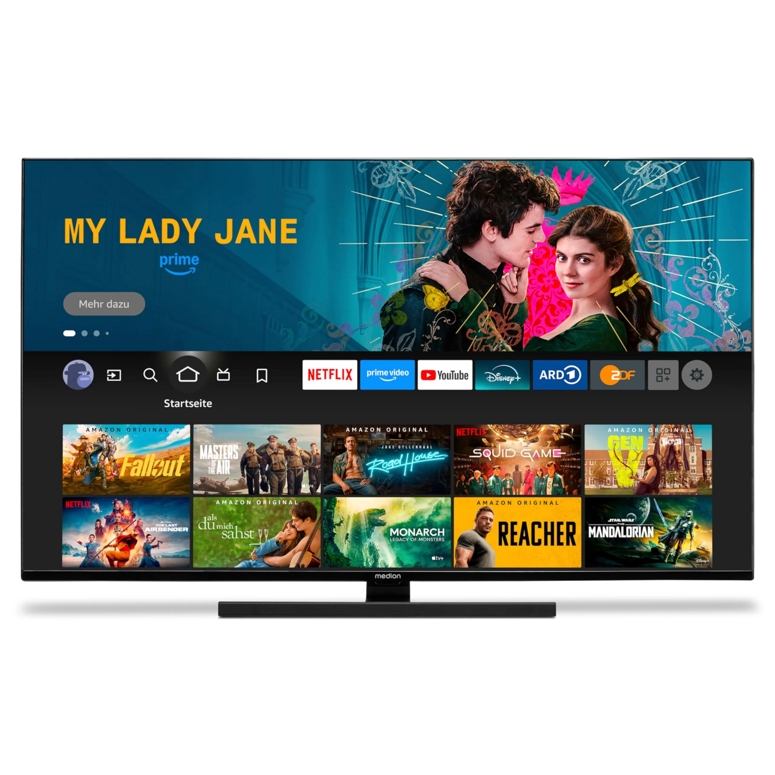 MEDION X14332 (MD 31410) 108 cm (43 Zoll) QLED Fernseher (Fire TV, 4K Smart TV, Dolby Vision HDR, Dolby Atmos, Netflix, Prime Video) - Image 6