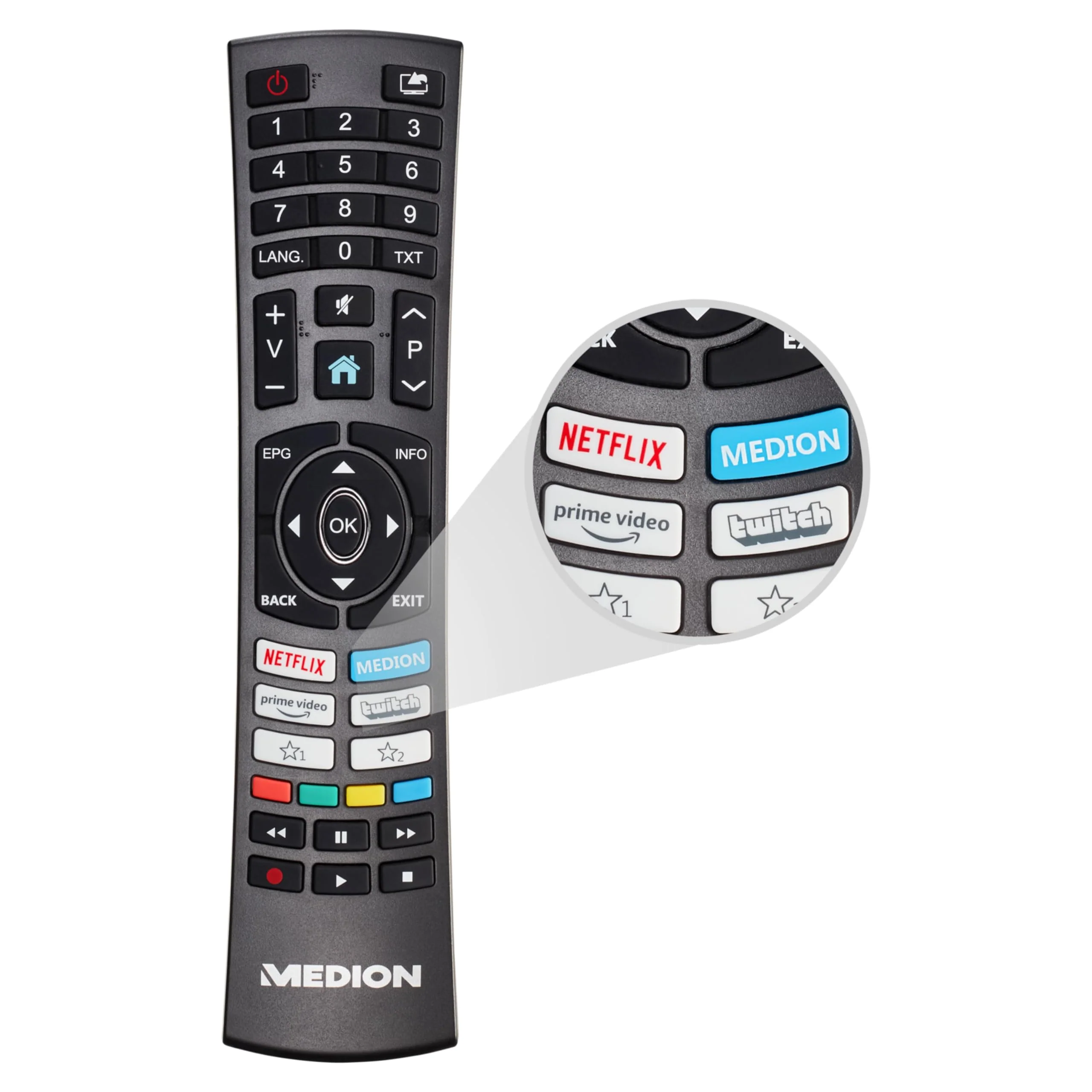 MEDION X14370 (MD 30706) 108 cm (43 Zoll) Fernseher (Smart TV, 4K Ultra HD, Dolby Vision HDR, Dolby Atmos, Netflix, Prime Video, MEMC, Micro Dimming, Bluetooth, PVR) - Image 2