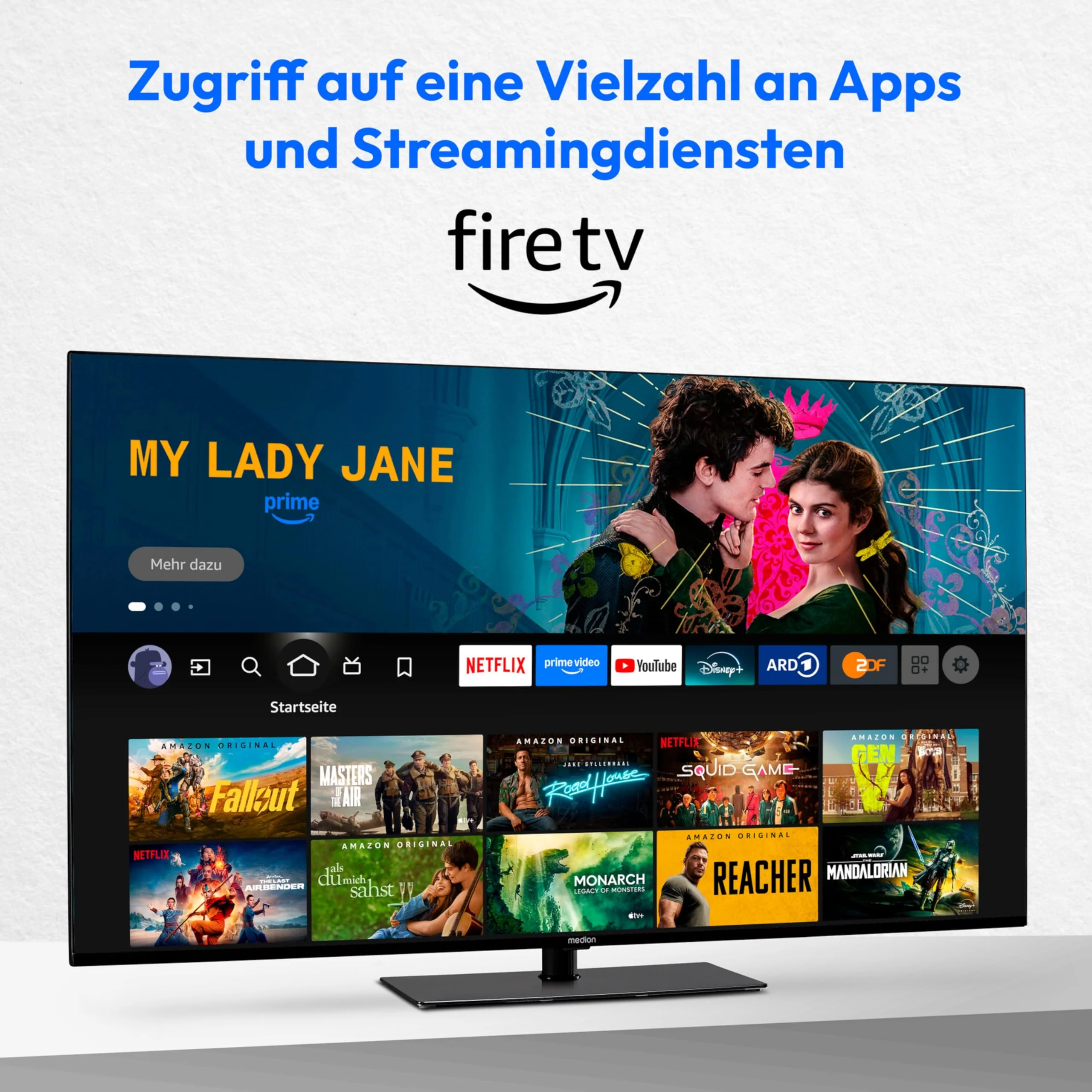 MEDION X15036 (MD 30251) 125,7 cm (50 Zoll) Fernseher (Fire TV, 4K Smart TV, Dolby Vision HDR, Dolby Atmos, Netflix, Prime Video) - Image 6