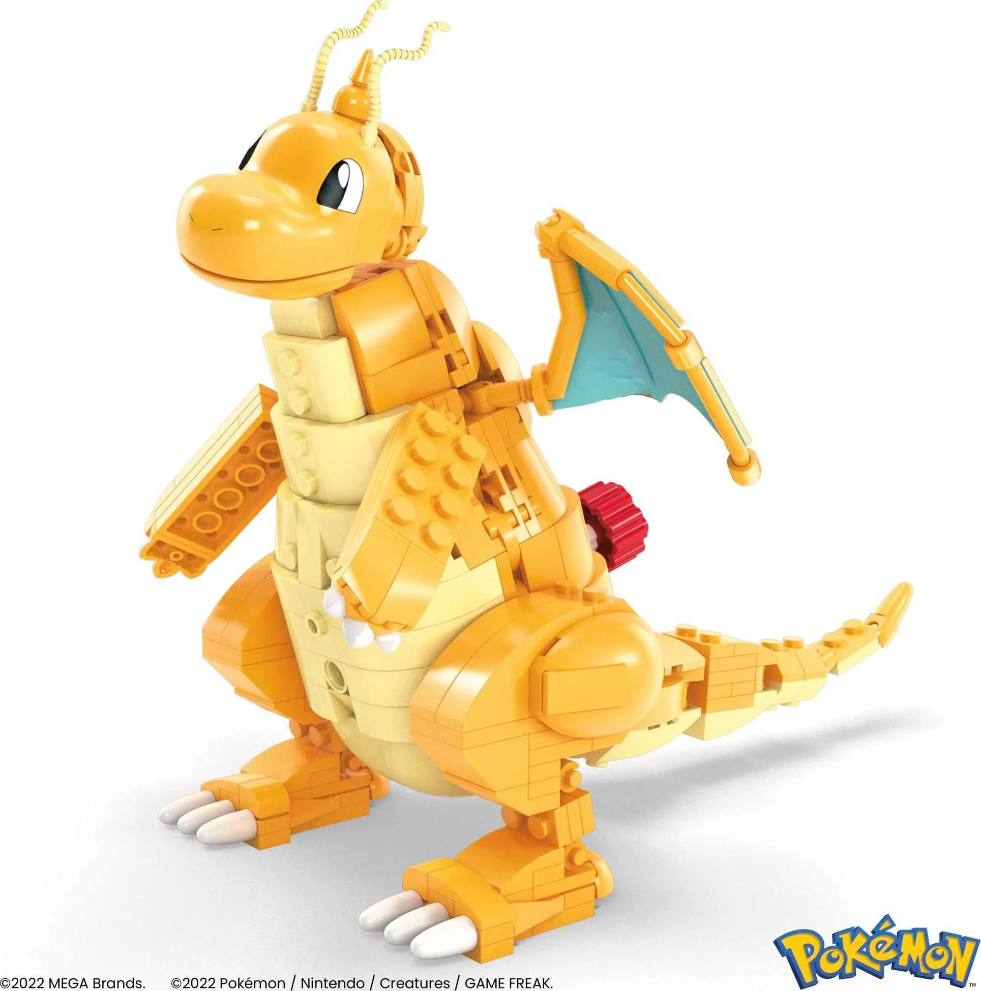 MEGA Pokémon Dragoran - 388-teiliges Bauset zum Aufbauen und mit der Kurbel die Flügel aktivieren, für Kinder ab 8 Jahren, HKT25 - Image 3