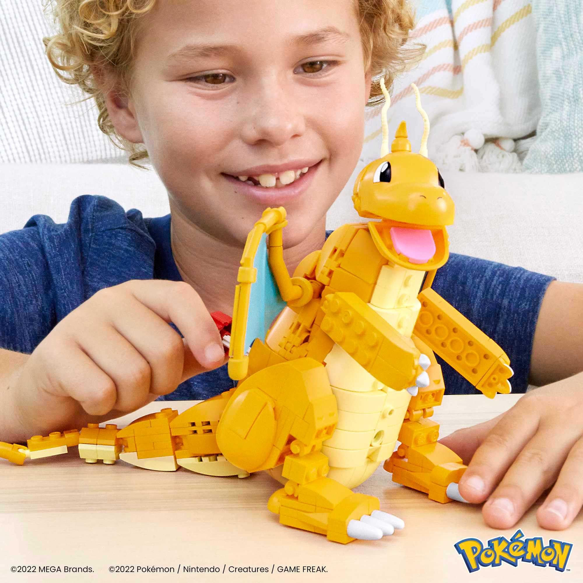 MEGA Pokémon Dragoran - 388-teiliges Bauset zum Aufbauen und mit der Kurbel die Flügel aktivieren, für Kinder ab 8 Jahren, HKT25 - Image 4