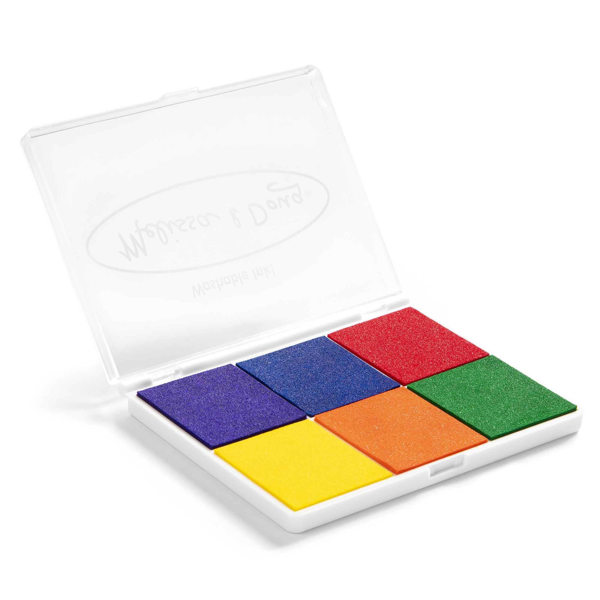 Melissa & Doug - Regenbogen-Stempelkissen, Mit 6 Farben auswaschbarer Tinte, Für Kinder ab 4 Jahren - Image 9