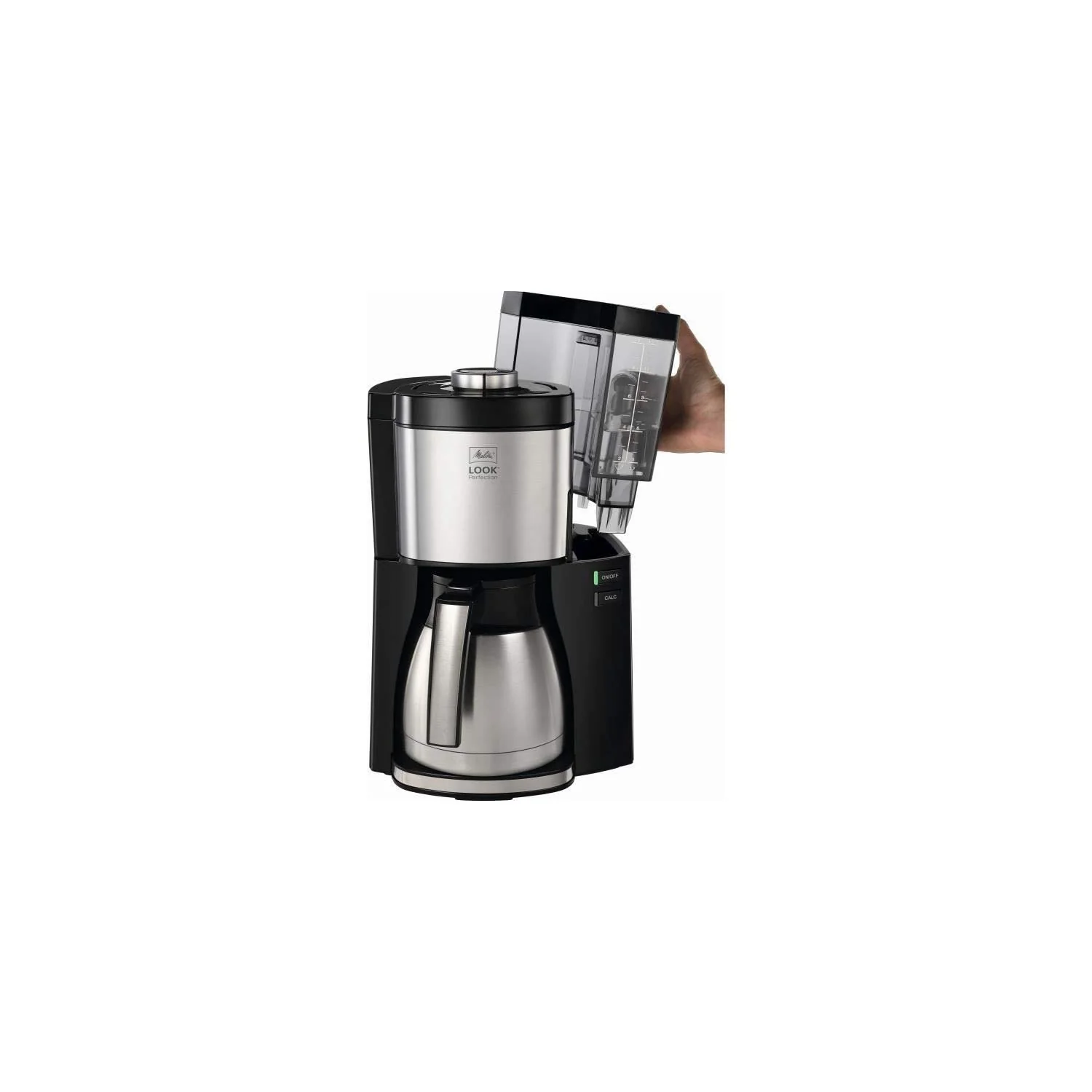 Melitta Look Therm Perfection - Filterkaffeemaschine - mit Thermokanne - Tropfstopp - 10 Tassen - Schwarz (1025-16) - Image 5
