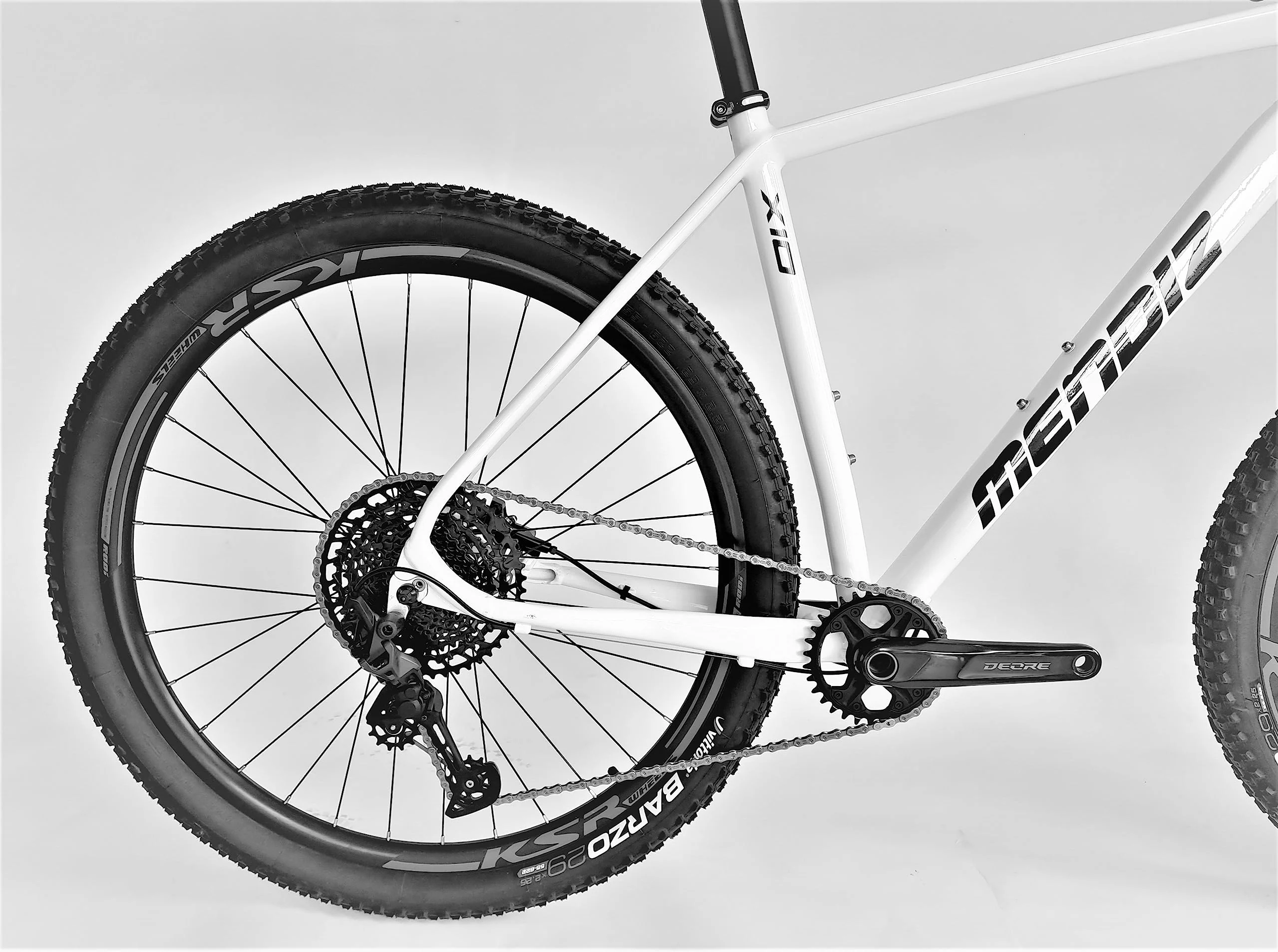 Mendiz Mountainbike X10.03, Aluminium, Größe: 21'', Sram NX EAGLE 12V, Scheibenbremsen, Vorderradaufhängung, Farbe weiß - Image 4
