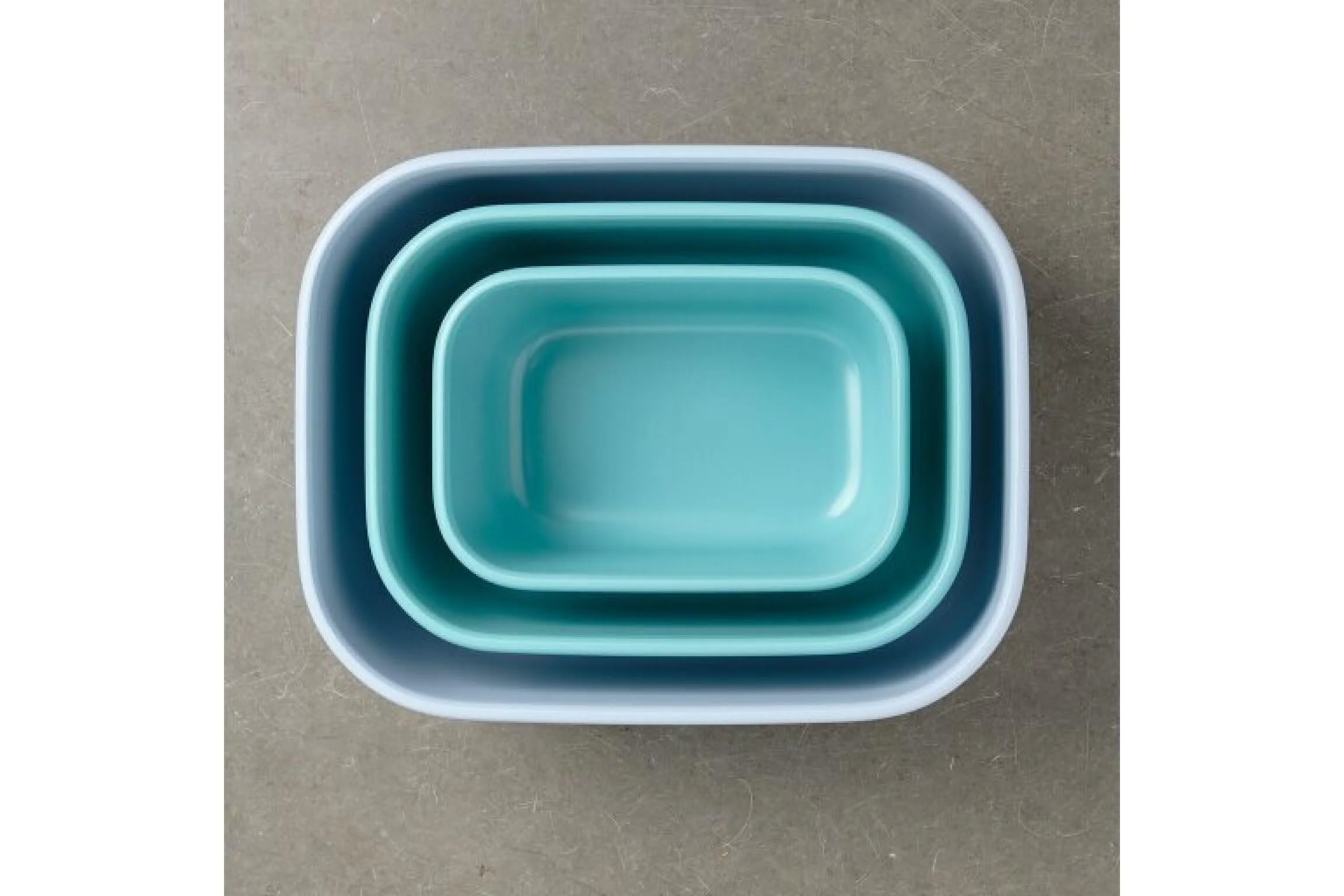 Mepal - Cirqula Rechteckig 3-teiliges Set - Frischhaltedosen mit Deckel, mikrowellengeschirr, gefrierdosen - 500, 1000 & 2000 ml - Nordic blue - Image 2