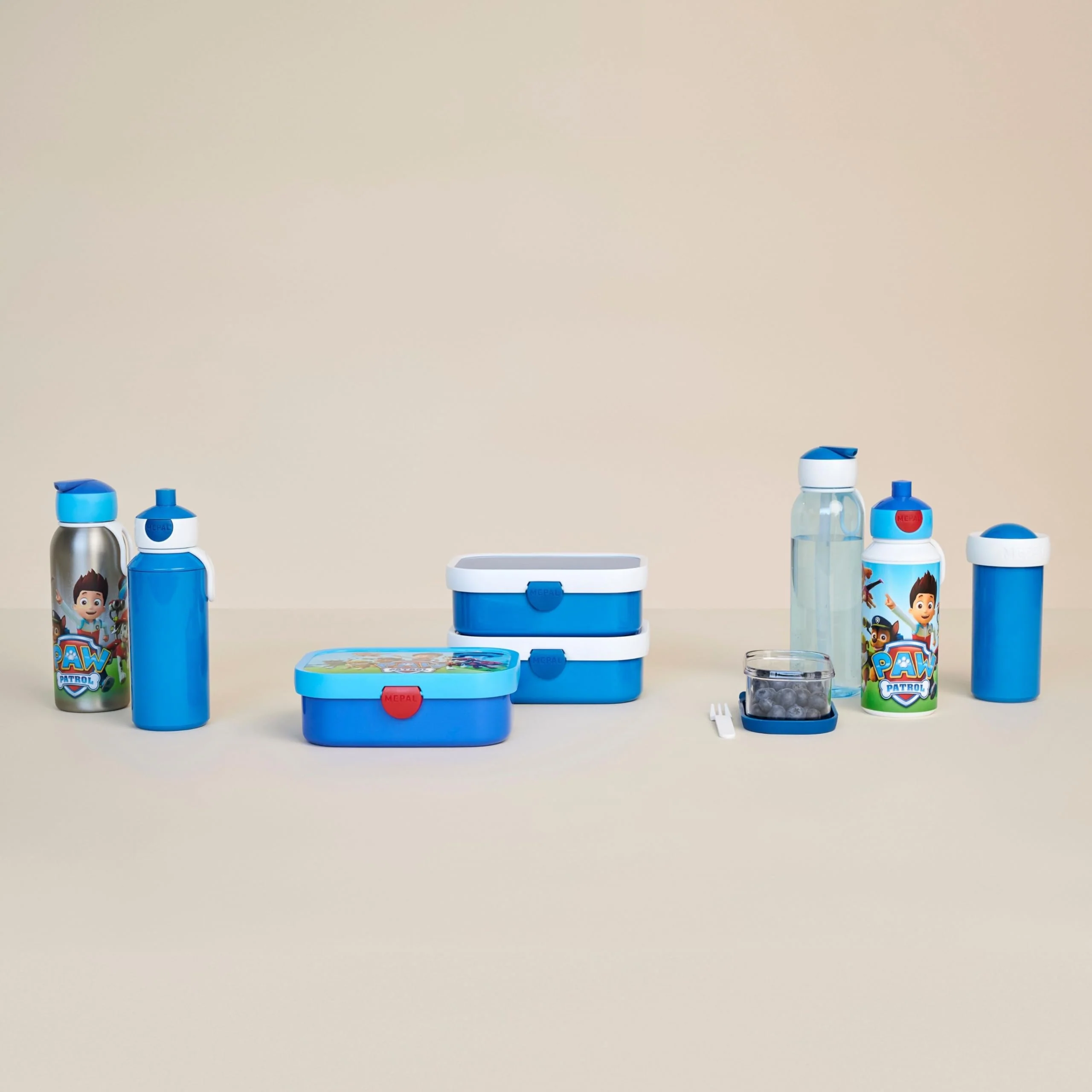 Mepal - Lunch-Set für Kinder mit Pop-up Trinkflasche & Lunch Box - Lunch-Set für die Schule oder unterwegs - Spülmaschinenfest & BPA-frei - 400 ml + 750 ml - Spiderman - Image 3