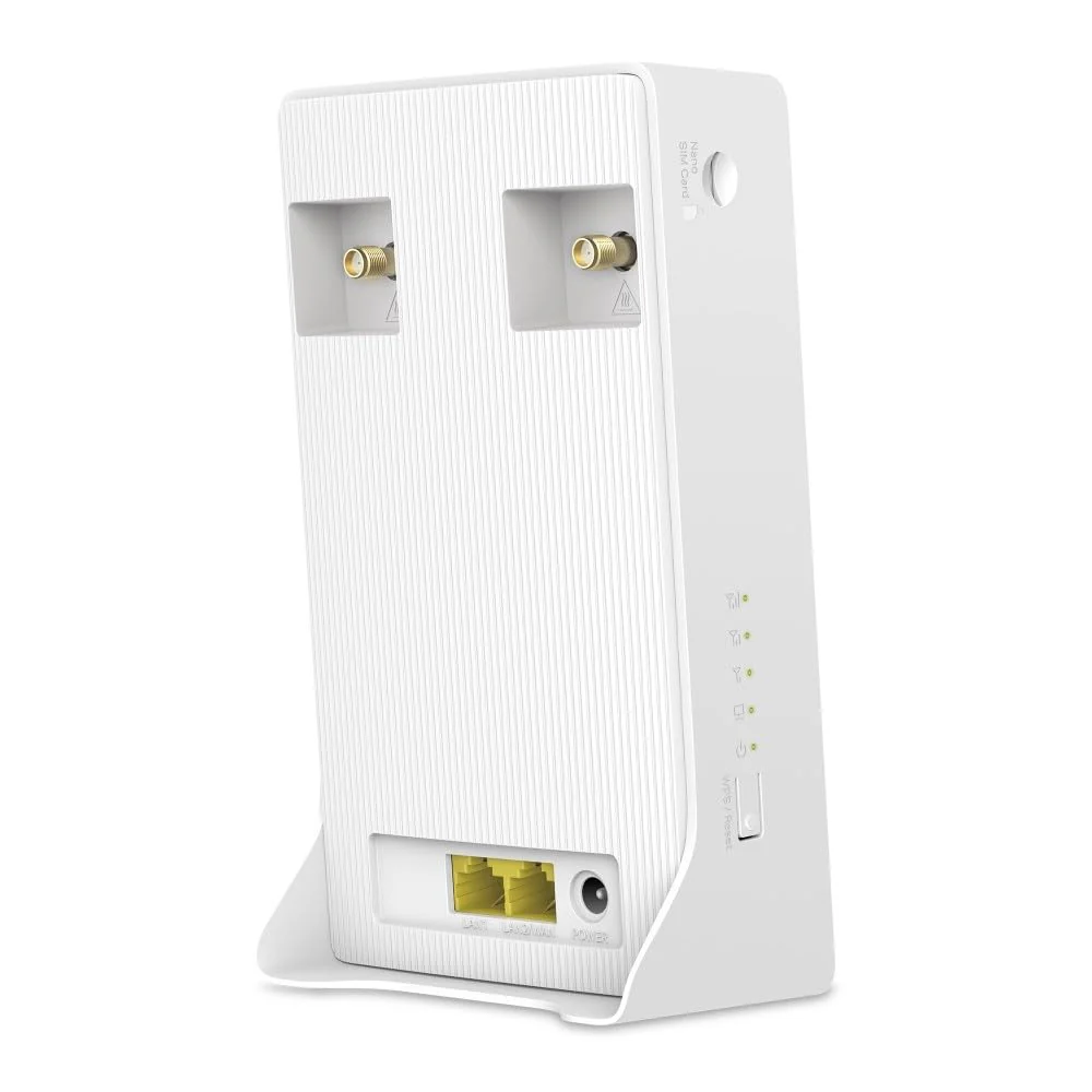Mercusys MB110-4G LTE Router, 4G Router unterstützt SIM Karten, 4G Cat4 bis zu 150 Mbit/s, WLAN 2.4GHz N300, 2X 100 Mbps Ports, Plug and Play, bis zu 32 Geräte, MERCUSYS App - Image 2