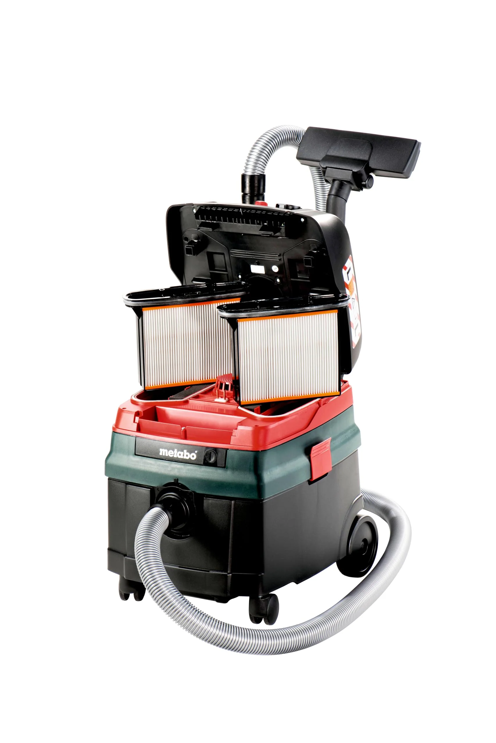 Metabo Allessauger ASR 25 L SC – 602024000 – Nass-/Trockensauger mit halbautomatischer Filterabreinigung – 8 m Kabellänge, Schwarz - Image 6