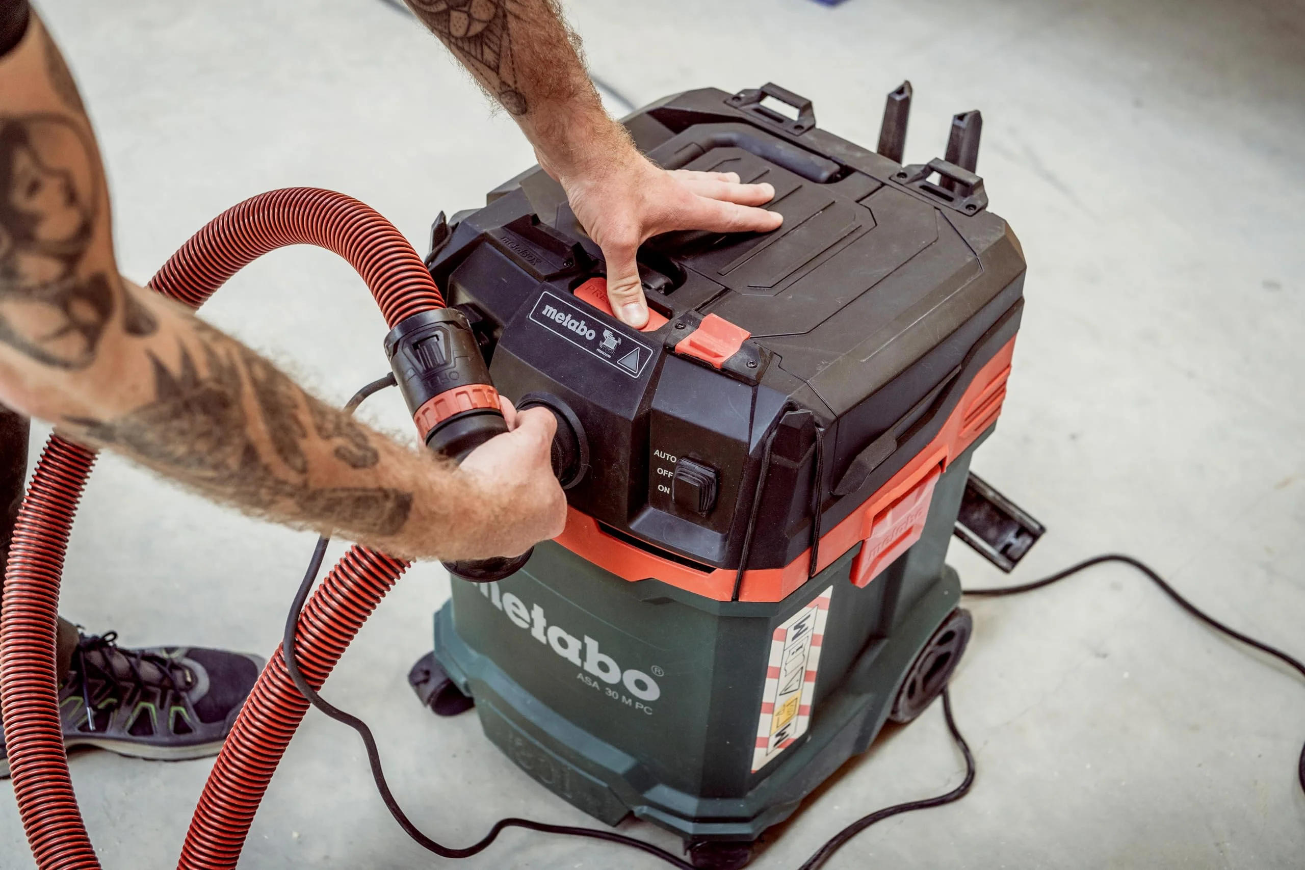 Metabo ASA 30 M PC Allessauger – 602087000 – Nass-/Trockensauger mit integrierter Filterabreinigung – 8 m Kabellänge - Image 9