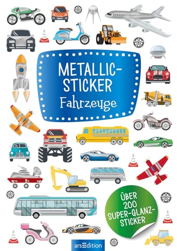 Metallic- und Glitzerspaß: Metallic-Sticker Fahrzeuge: Über 200 Super-Glanz-Sticker - Image 3