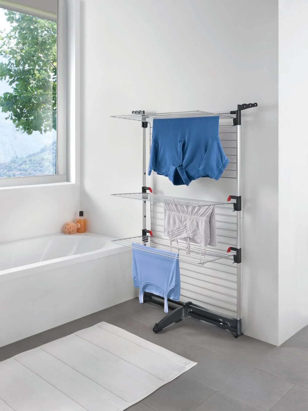 Metaltex Ciclone Vario Turmwäschetrockne, Silber