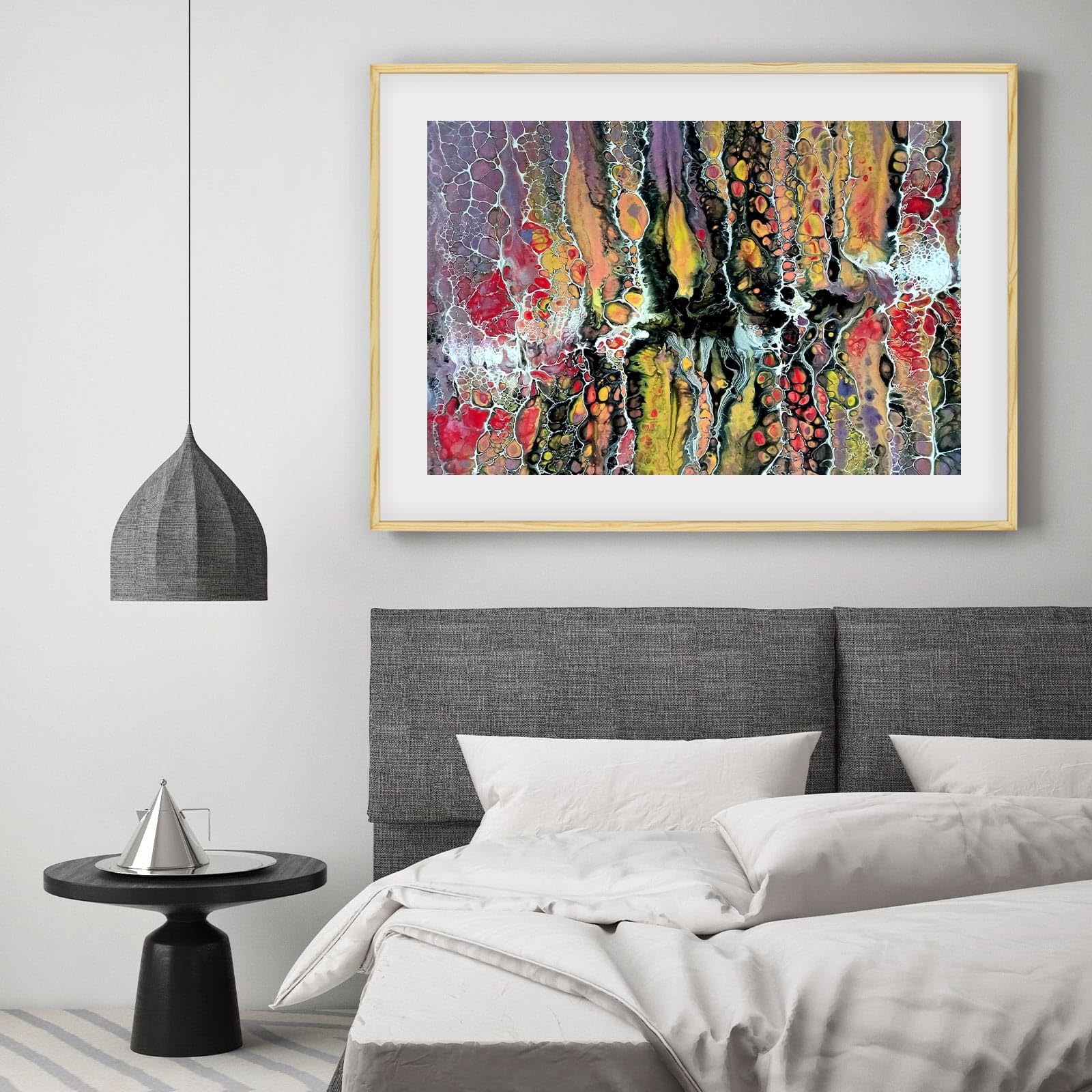 MG Design Natural Bilderrahmen 100 x 140 cm – Aus echtem Holz mit Acrylglas, zum Aufhängen & Aufstellen, für Fotos, Poster & Puzzle - Image 6