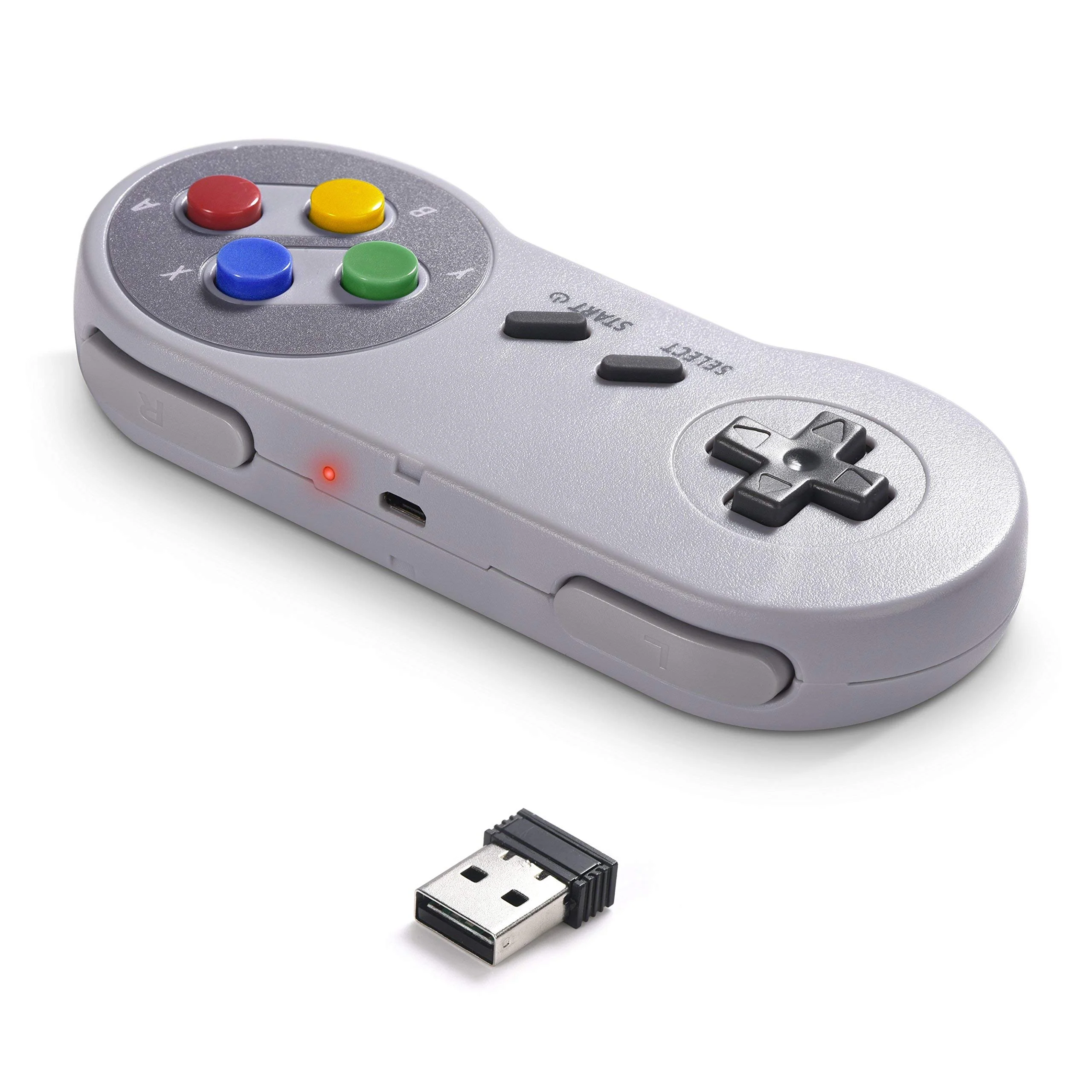 miadore Wireless USB Controller für SNES Emulator, 2 Pack 2.4G USB Gamepad Joystick SNES Game Controller für Windows PC Mac und Retropie - Image 5