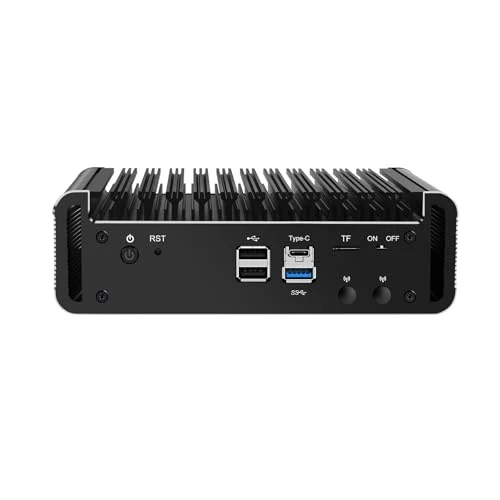 Micro Firewall Appliance, Mini PC, PFSense, Mikrotik, OPNsense, VPN, Router PC, J6413, RJ14, AES-NI, 4 x Intel 2.5GbE I226-V, HDMI, DP, Type-C, TF Slot, 8G RAM, 128G SSD - Image 4