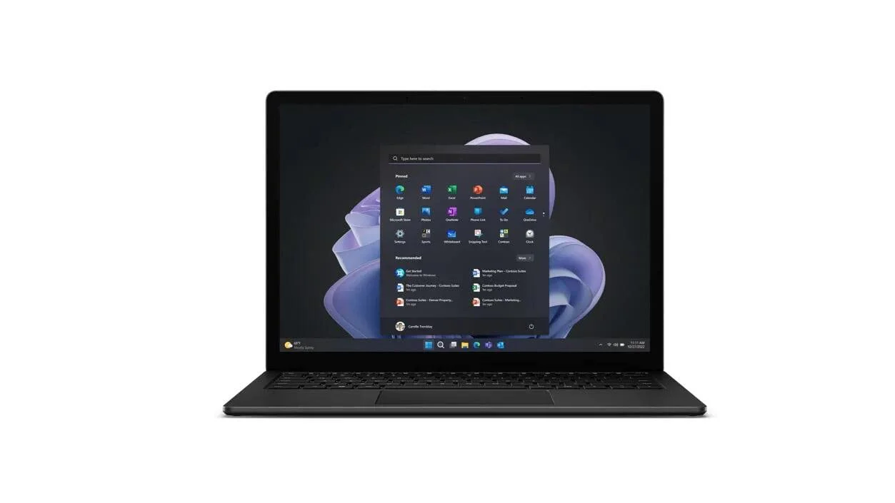 Microsoft Surface Laptop 5 i7-1265U Notebook 38,1 cm (15 Zoll) Touchscreen Intel® Core™ i7 8 GB LPDDR5x-SDRAM 512 GB SSD Wi-Fi 6 (802.11ax) Windows 11 Pro Schwarz
