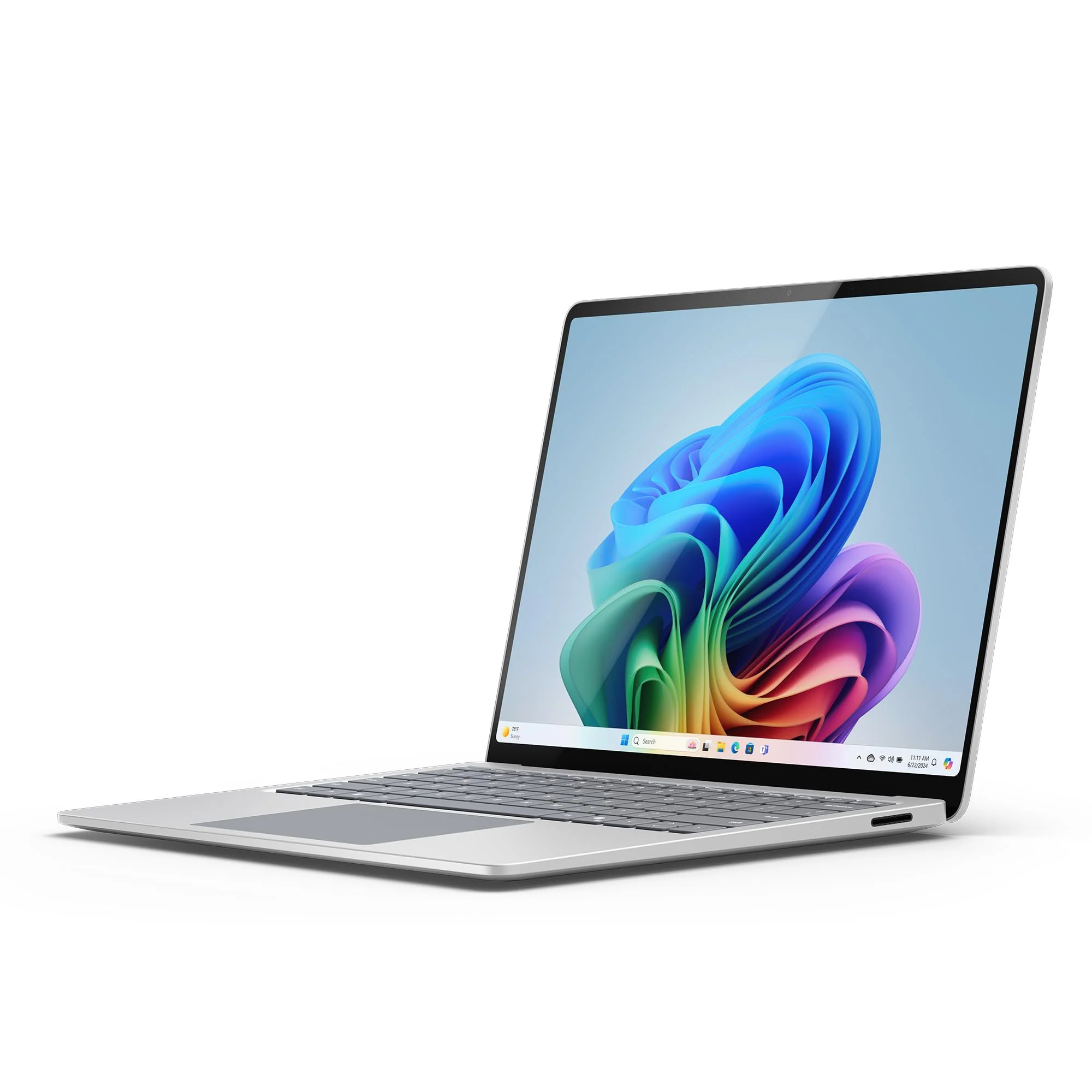 Microsoft Surface Laptop | Copilot+ PC | 13.8” Touchscreen | Snapdragon® X Elite (12 Kerne) | 16GB RAM | 1TB SSD | neuestes Modell, 7. Edition | Platin