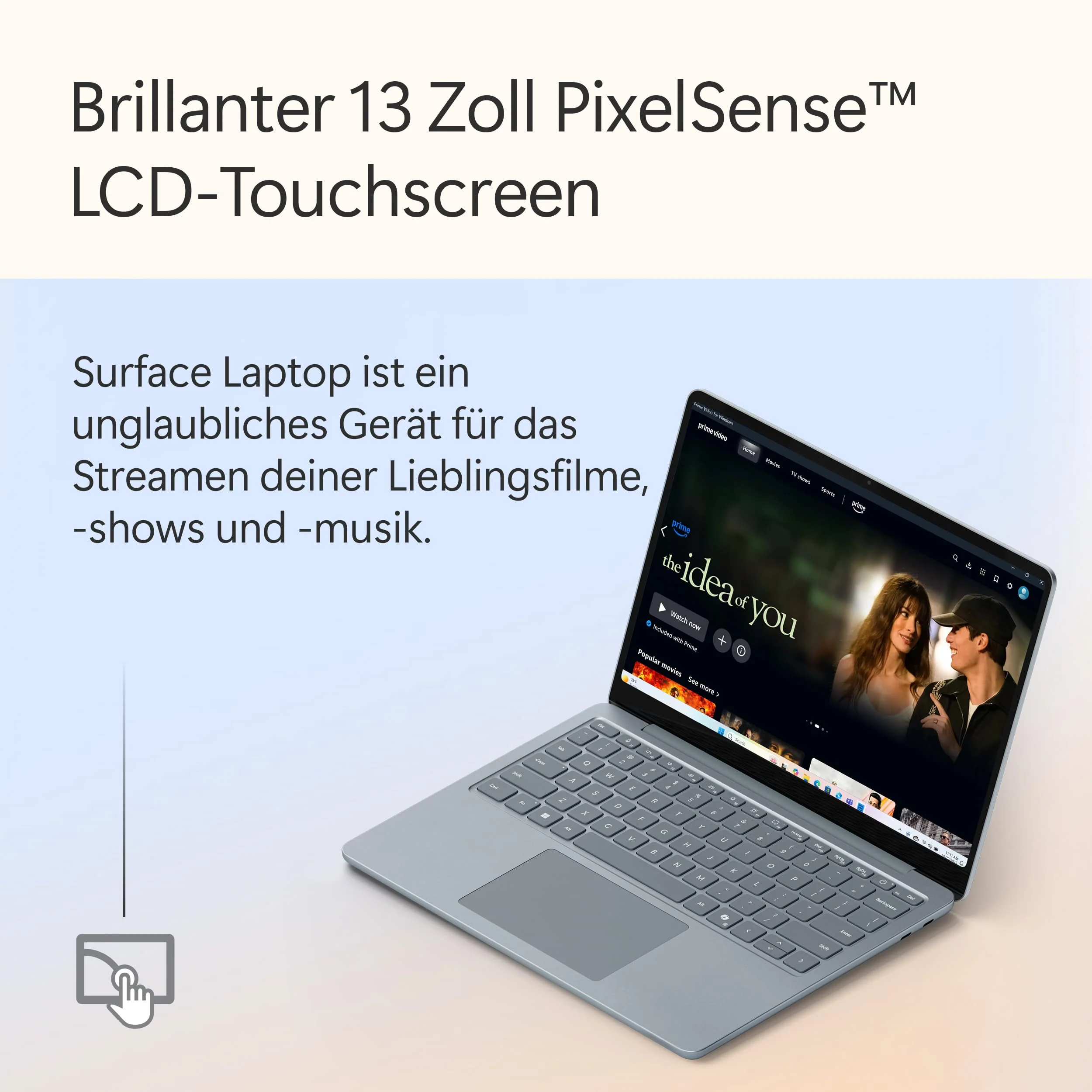 Microsoft Surface Laptop | Copilot+ PC | 13” LCD Touchscreen | Snapdragon® X Plus | 16GB RAM | 512GB Speicher | Neuestes Modell | Ozean - Image 11