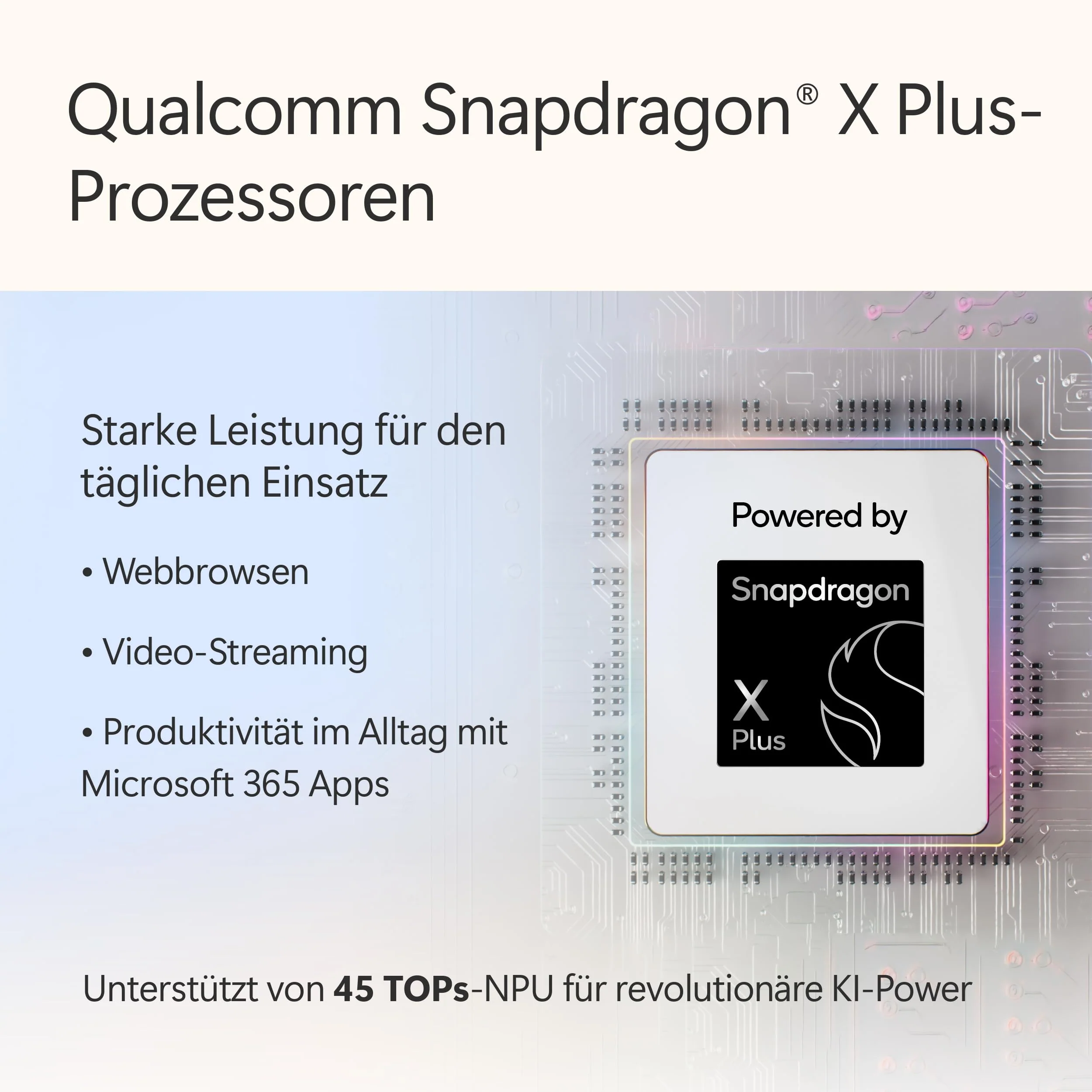 Microsoft Surface Laptop | Copilot+ PC | 13” LCD Touchscreen | Snapdragon® X Plus | 16GB RAM | 512GB Speicher | Neuestes Modell | Ozean - Image 13