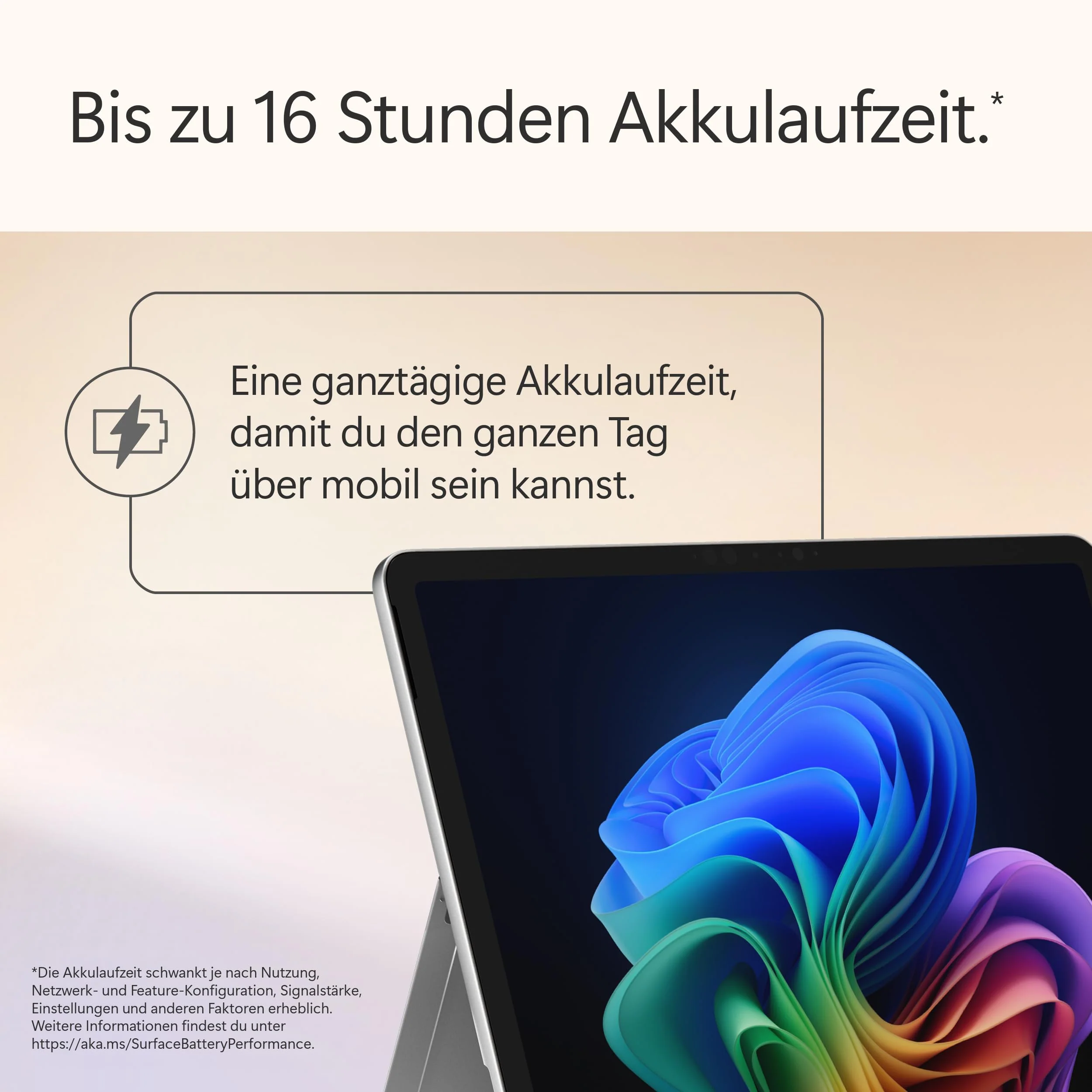 Microsoft Surface Pro | Copilot+ PC | 12” LCD Touchscreen | Snapdragon® X Plus | 16GB RAM | 512GB Speicher | Neuestes Modell | Platin - Image 16