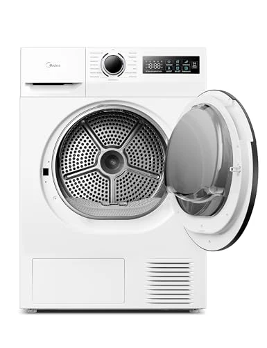 Midea MD11EH70BD Wärmepumpentrockner, 7 kg, Energieklasse D, Schnelltrocknen 35', HealthGuard, Sensor-Trocknung, Auffrischen,Knitterschutz, Auffrischen Wolle, Weiß - Image 9