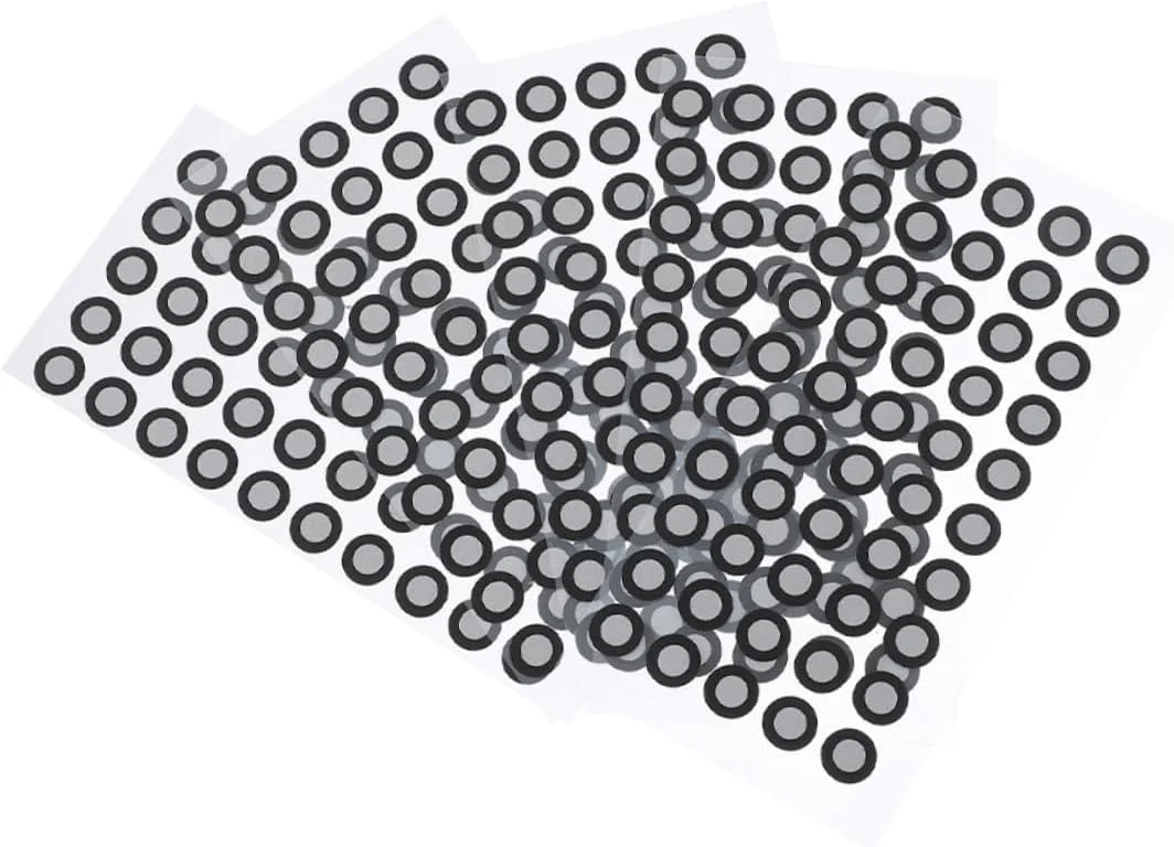 Mikikit 20 Blätter Reflektierende Folie Für Den Scanner Logo-Aufkleber Scan-markierungsaufkleber Reflexionsmarker Zum Scannen Bezugsmarkierungspunkt Zubehör Das Haustier Verdicken 3D - Image 13