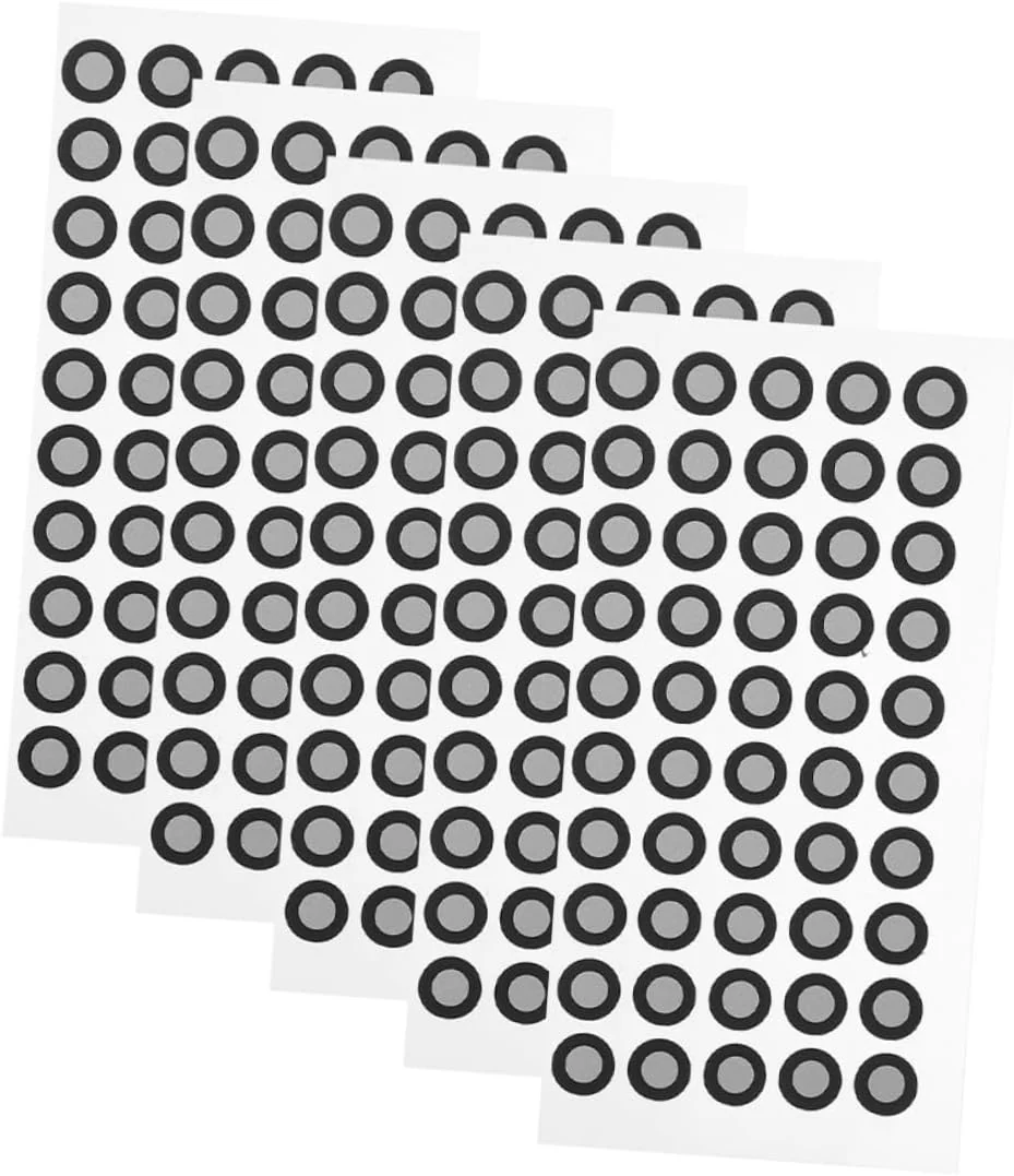 Mikikit 20 Blätter Reflektierende Folie Für Den Scanner Logo-Aufkleber Scan-markierungsaufkleber Reflexionsmarker Zum Scannen Bezugsmarkierungspunkt Zubehör Das Haustier Verdicken 3D - Image 16