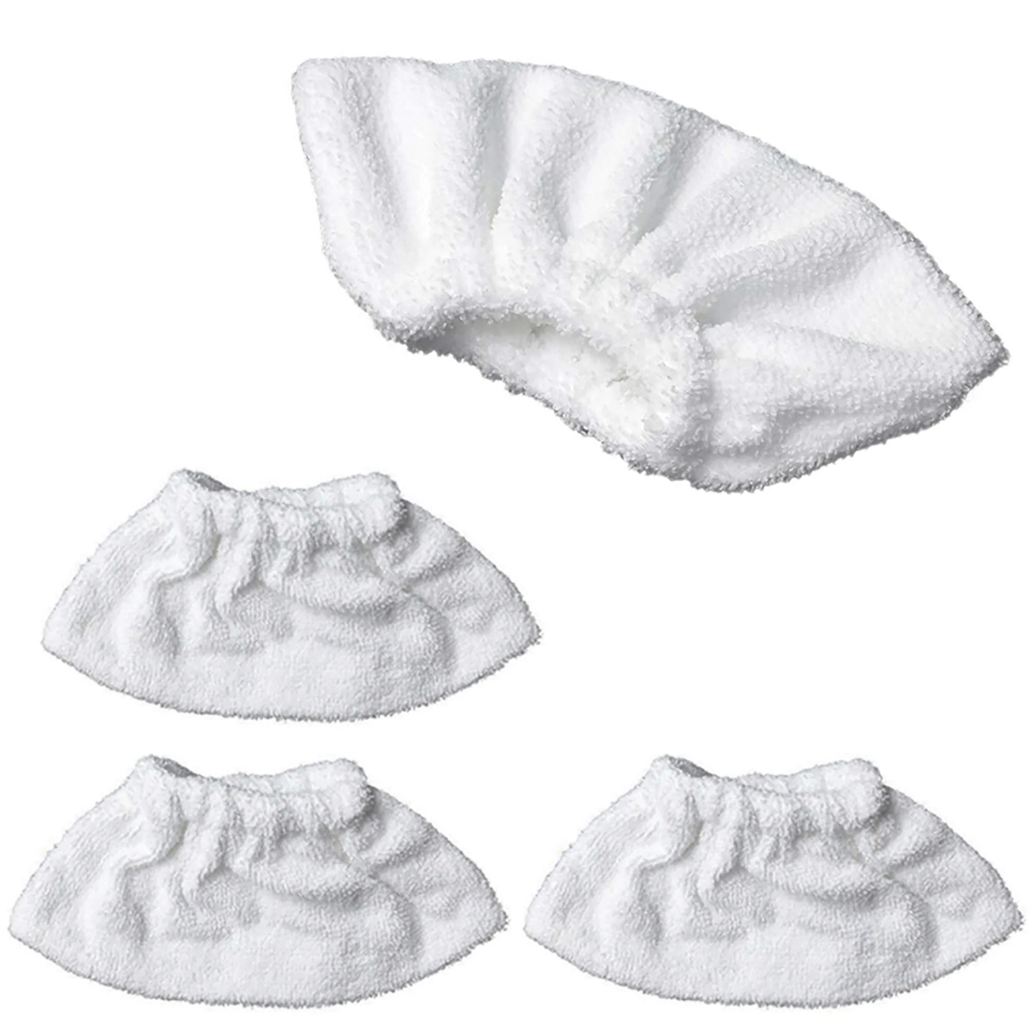 Mikrofaser Überzugsset Dampfreinigerzubehör für die Handdüse, Frottee Tuchset Handwerkzeug Classic und Comfort, Baumwolle Frottier-Abdeckung Pads Kompatibel die Meisten Dampfreiniger (4PCS) - Image 6