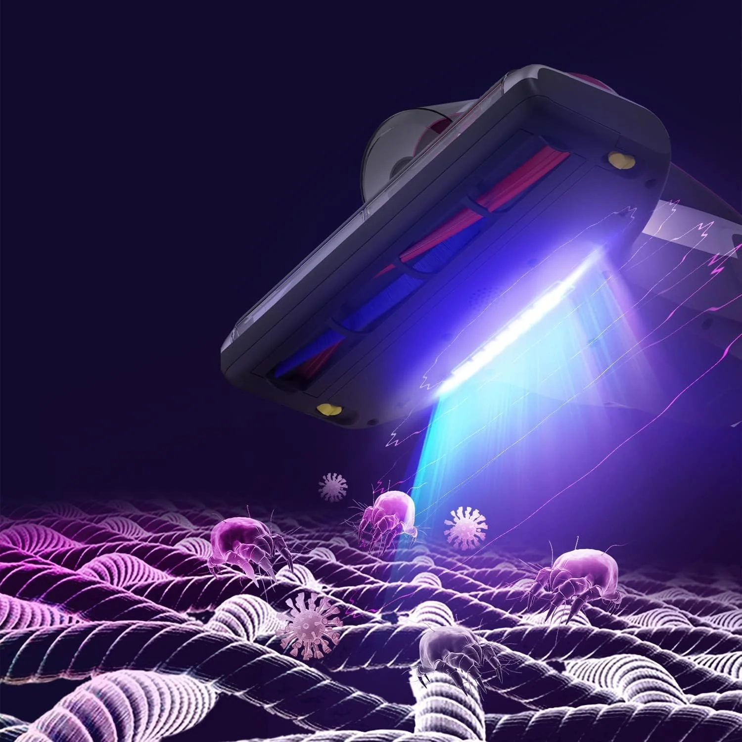 Milbensauger Neuste Version 2025 Jimmy WB73 UV, 600 W, mit UV- und Ultraschall-Sterilisation intelligenter Schmutzsensor, Dual-Cyclonic Filtersystem und Qualitätszertifikat - Image 6