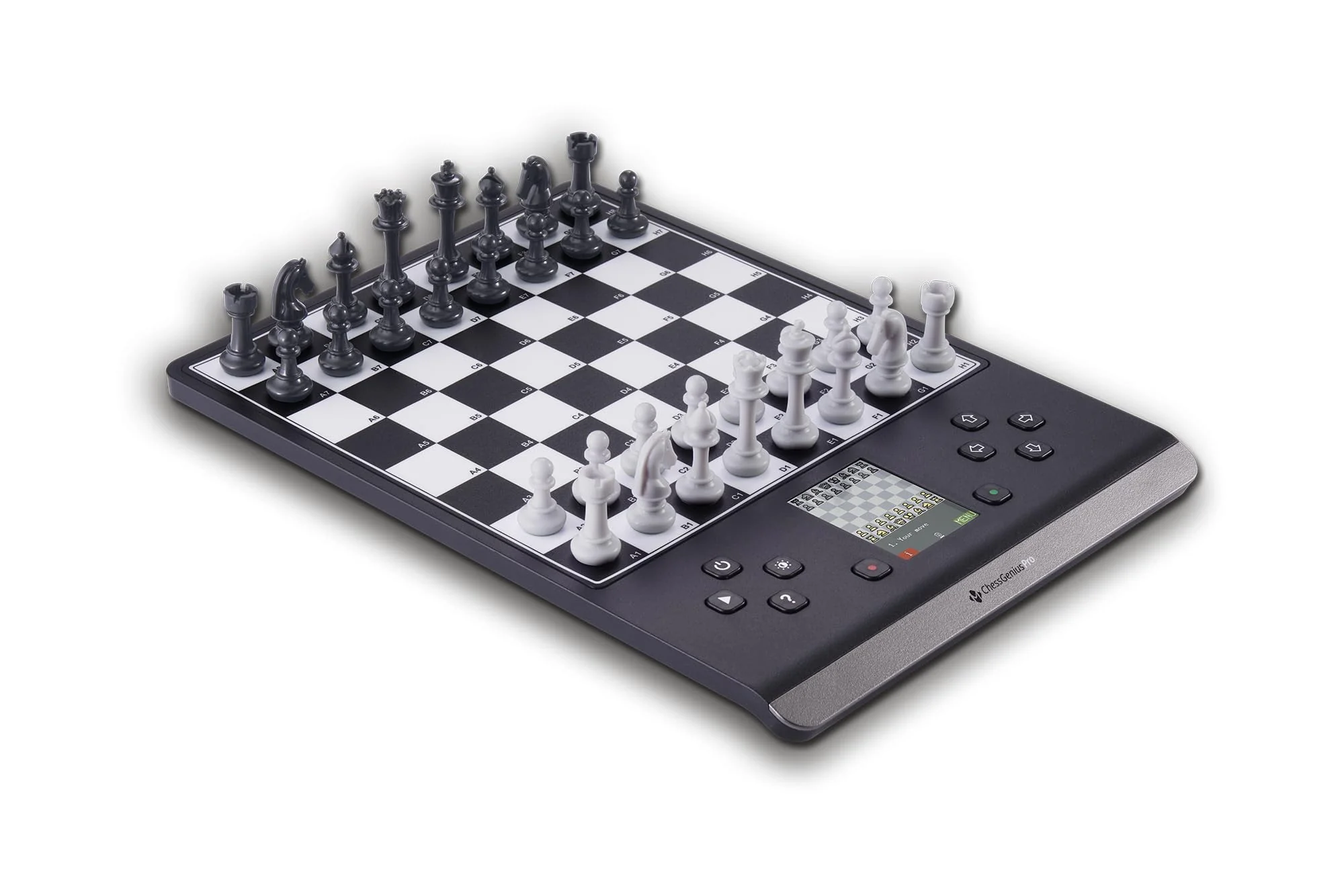 MILLENNIUM M815 ChessGenius PRO – Schachcomputer für Kinder, Anfänger & Fortgeschrittene, Smarter Schachtrainer mit vielfältigen Übungsoptionen und anpassbaren Schwierigkeitsgraden, großes Spielfeld