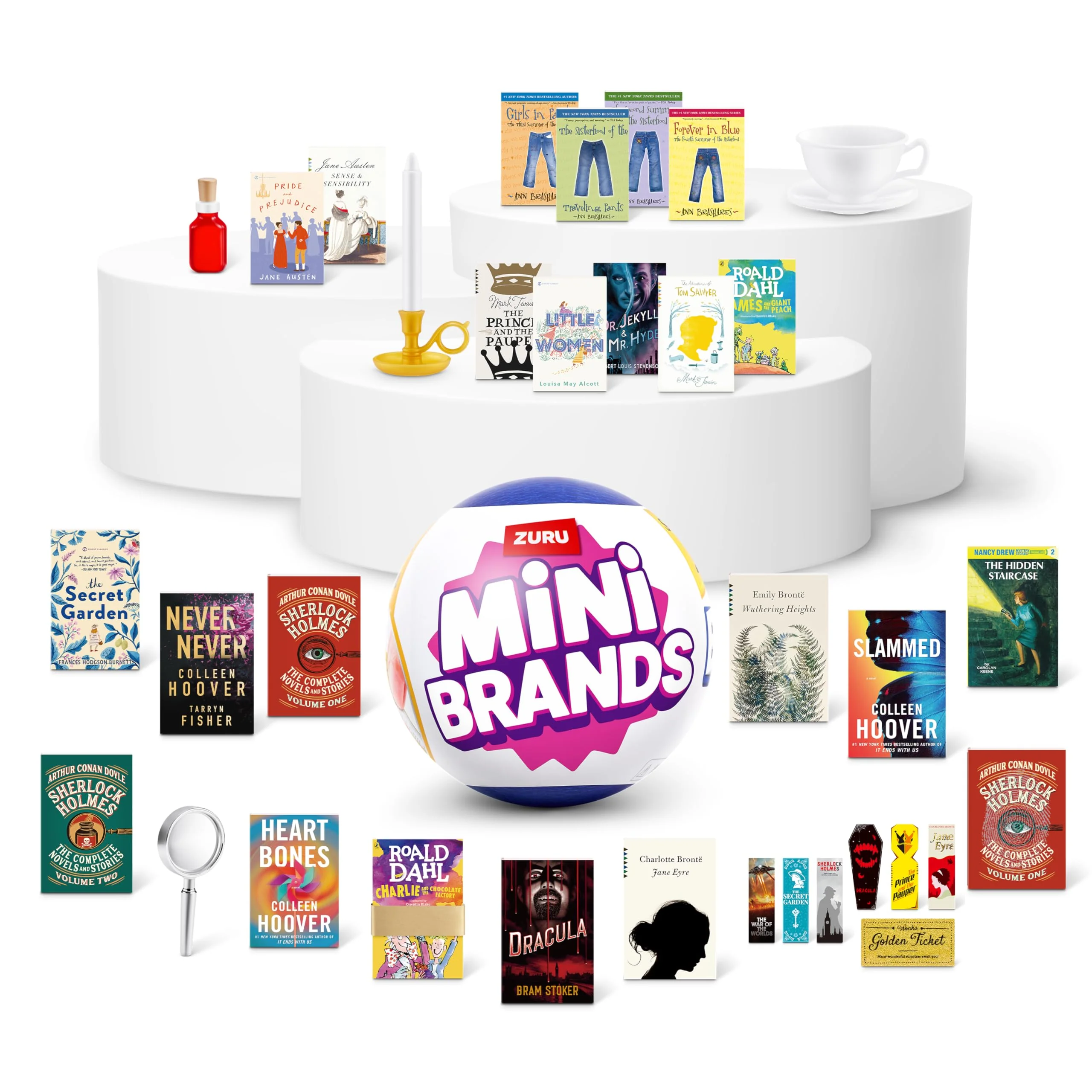 Mini Brands Books Serie 2 von ZURU – Sammelspielzeug: 5 Miniatur-Bücher mit lesbaren Seiten & Zubehör, kleine Retro-Spielzeuge für Kinder, Jugendliche und Erwachsene | Ab 3 Jahren (Kapsel) - Image 7