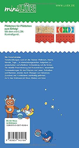 miniLÜK: Kindergarten/Vorschule Mit der Maus im Weltraum (miniLÜK-Übungshefte: Kindergarten) - Image 8