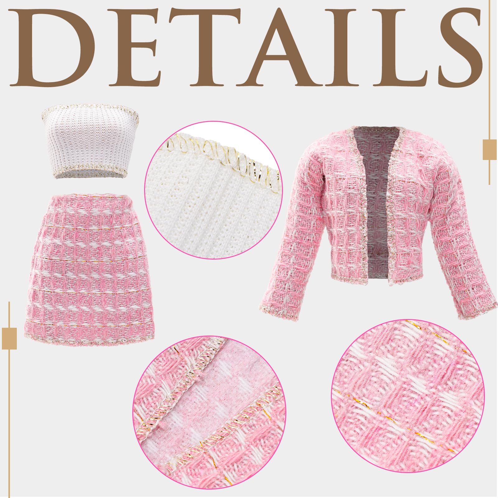Miunana 15 Fashion Puppen Kleidung Chic Anzüge Party Kleid Pailletten Outfits Stilvolles Kleider mit 6 Paar Schuhe 3 Zubehör für 11.5 Zoll Mädchen Puppen - Image 3