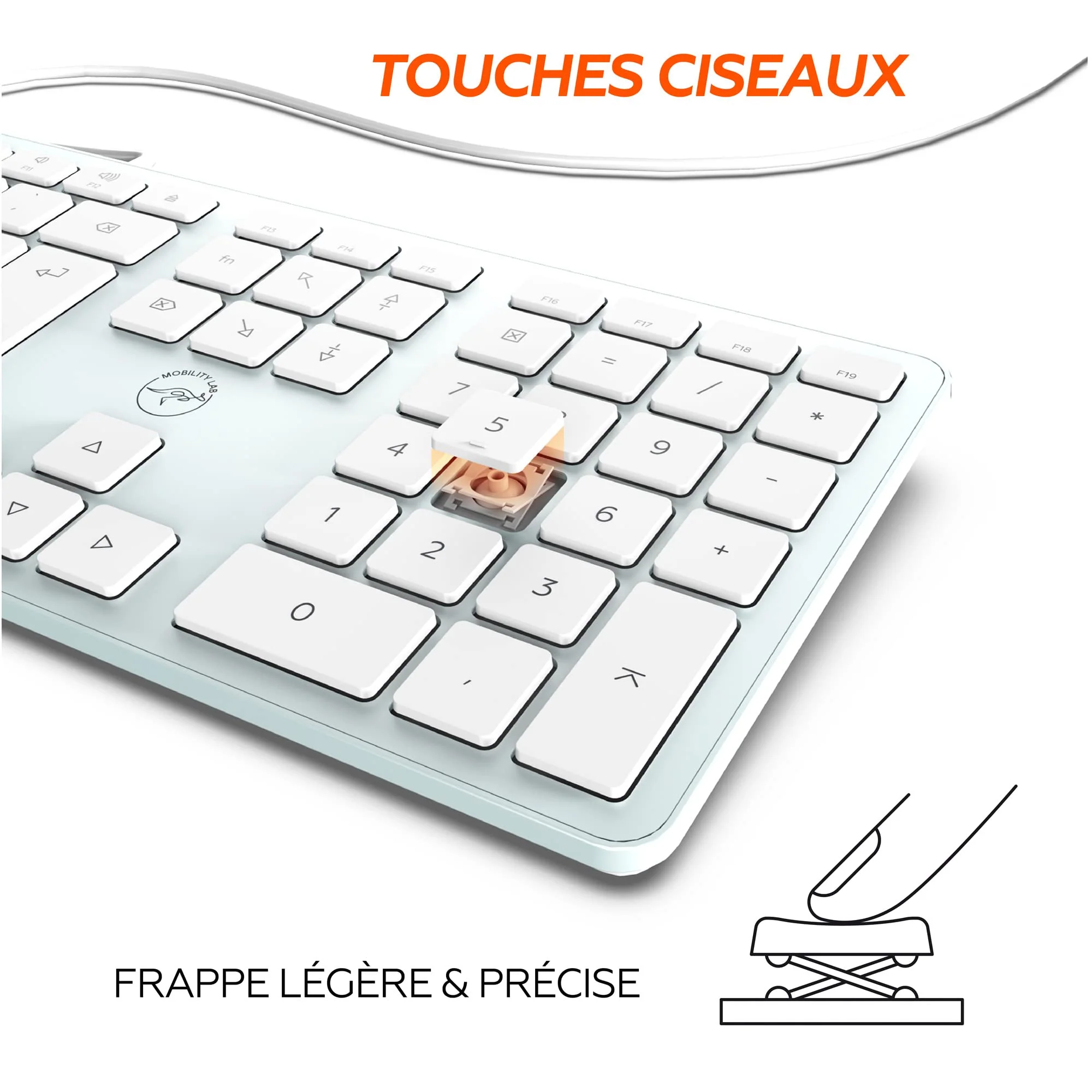 Mobility Lab clavier Design Touch Mac ML300368 - AZERTY - Image 3