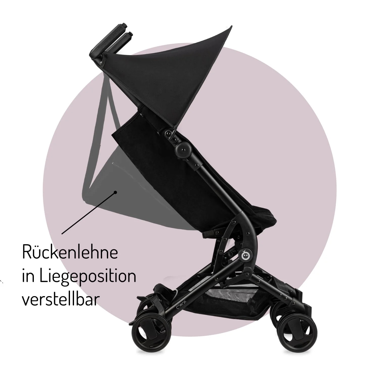 MoMi GRACE leichter Kinderwagen ab 6 Monaten kompakt Buggy mit einem Rucksack zum Tragen passt als Handgepäck faltbarer Reisebuggy 5-Punkt-Gurt - Image 13