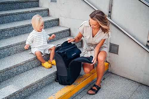 MoMi GRACE leichter Kinderwagen ab 6 Monaten kompakt Buggy mit einem Rucksack zum Tragen passt als Handgepäck faltbarer Reisebuggy 5-Punkt-Gurt - Image 3