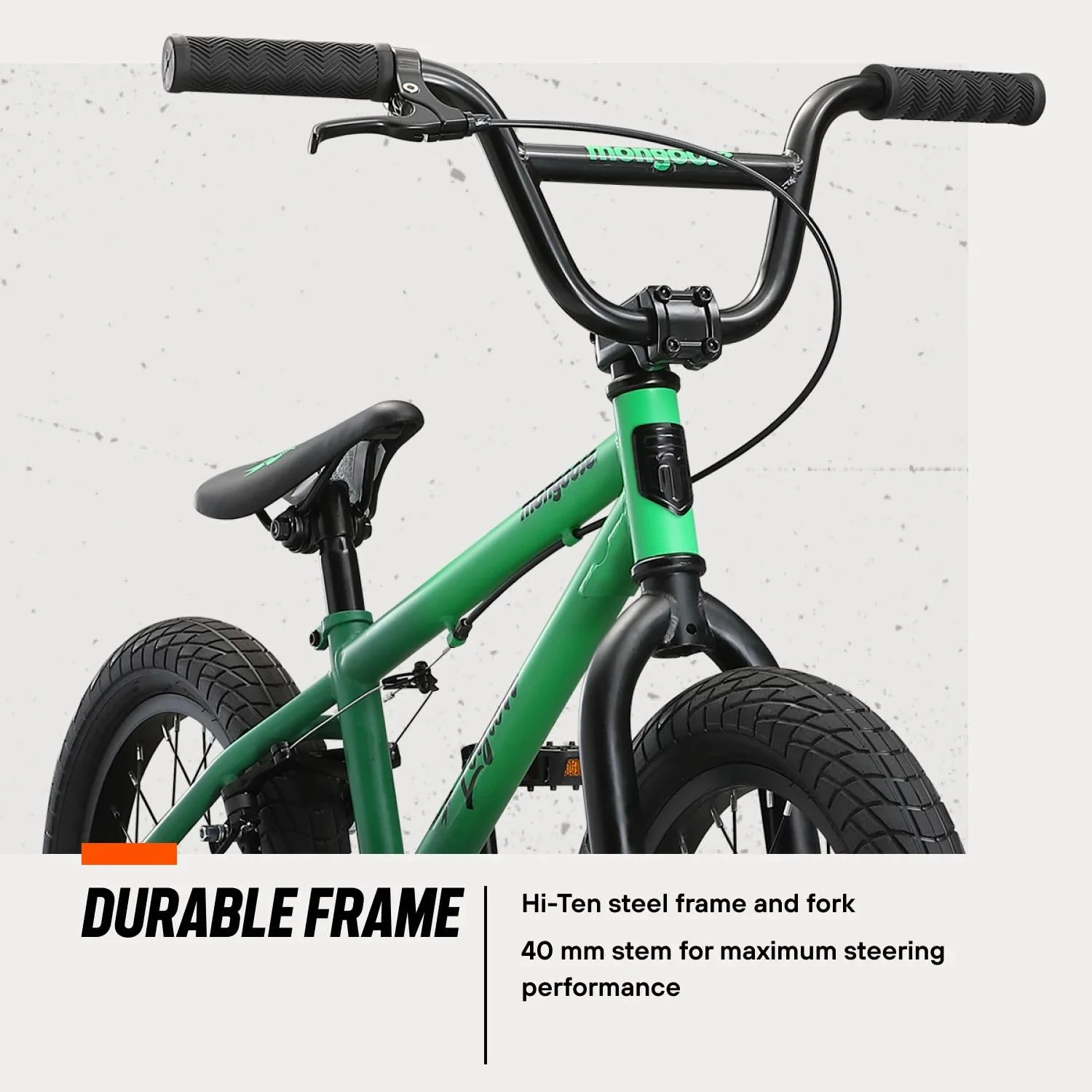 Mongoose Legion Freestyle Kids BMX Bike, Grün, 16-Inch Wheels