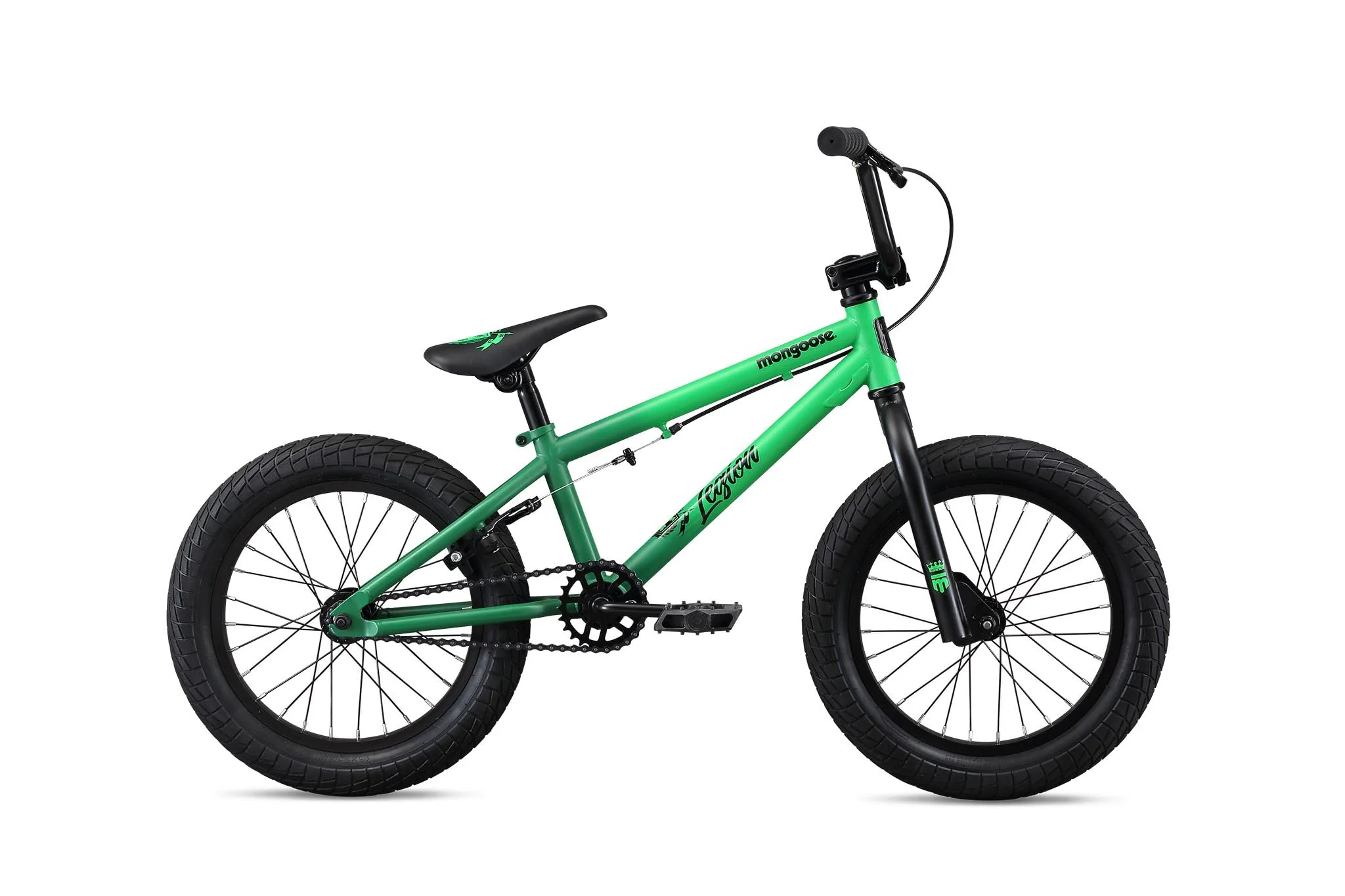 Mongoose Legion Freestyle Kids BMX Bike, Grün, 16-Inch Wheels - Image 4