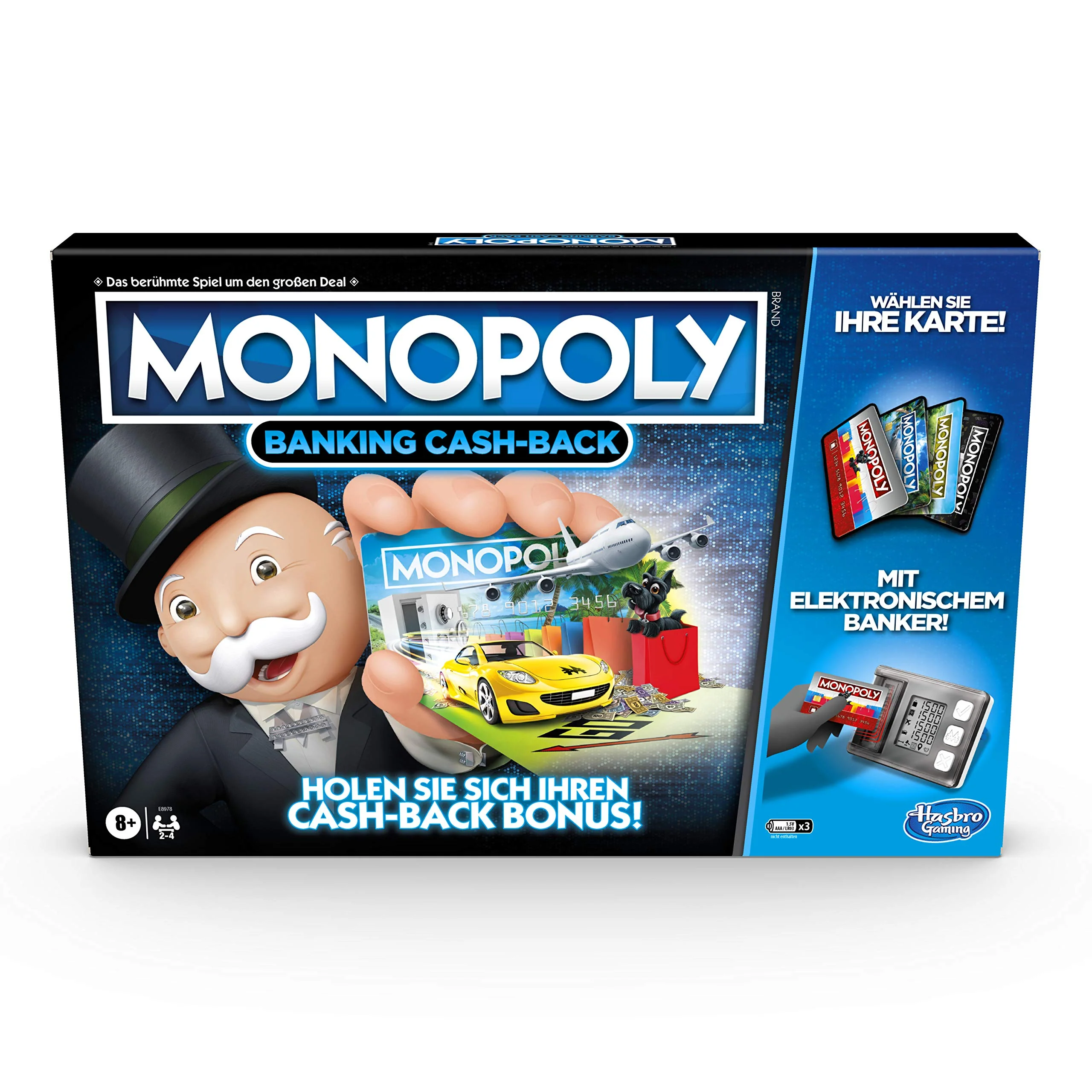Monopoly Banking Cash-Back, die elektronische Version des beliebten, klassischen Spiels, elektronischer Punktestand und noch mehr Technologie, für die Familie - Image 3