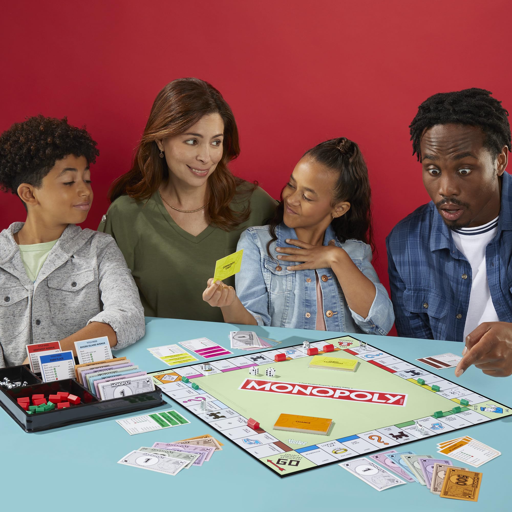 Monopoly Basisspiel mit Aufbewahrungsfach und größeren Spielfiguren - Deutsche Fassung - Image 6