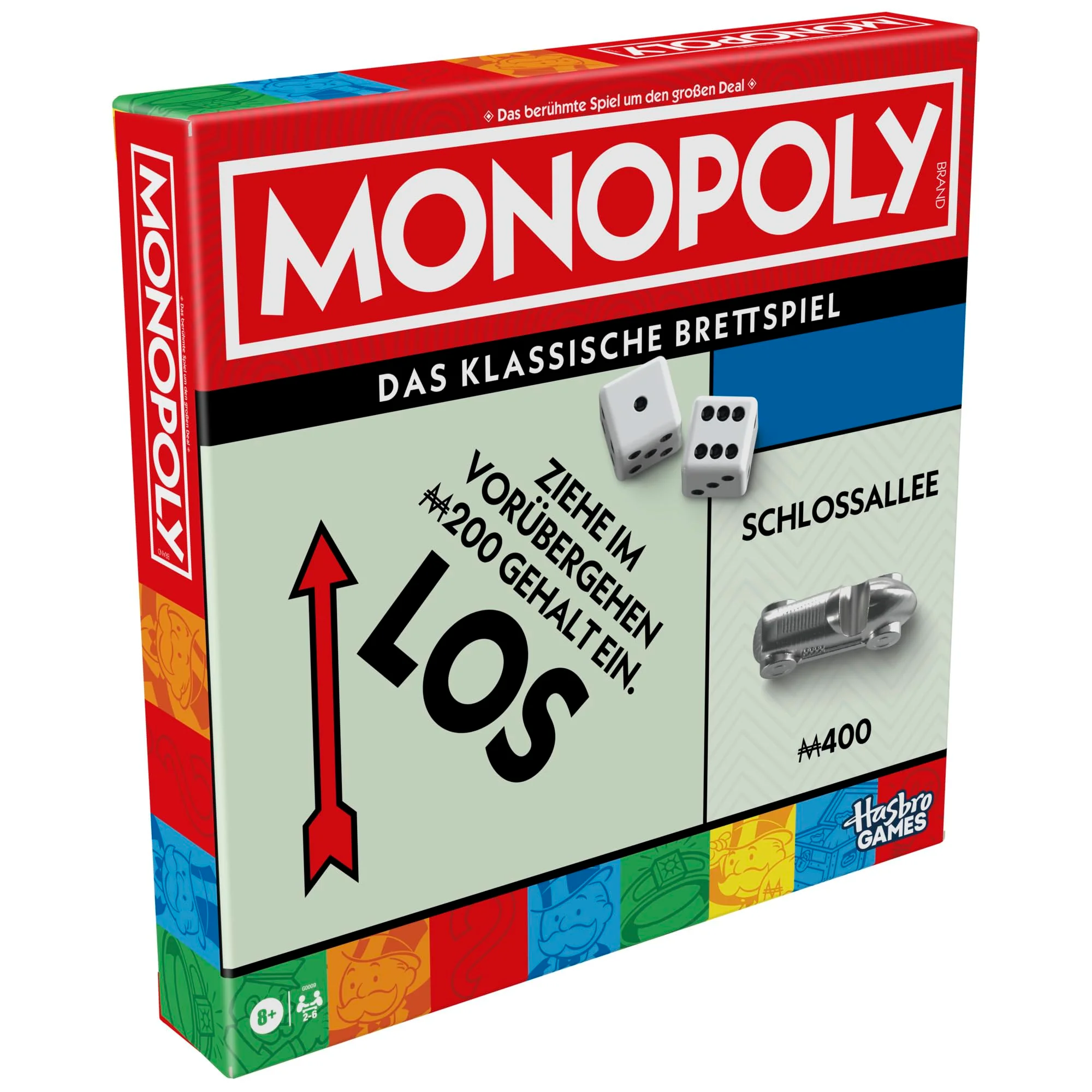 Monopoly Basisspiel mit Aufbewahrungsfach und größeren Spielfiguren - Deutsche Fassung - Image 7