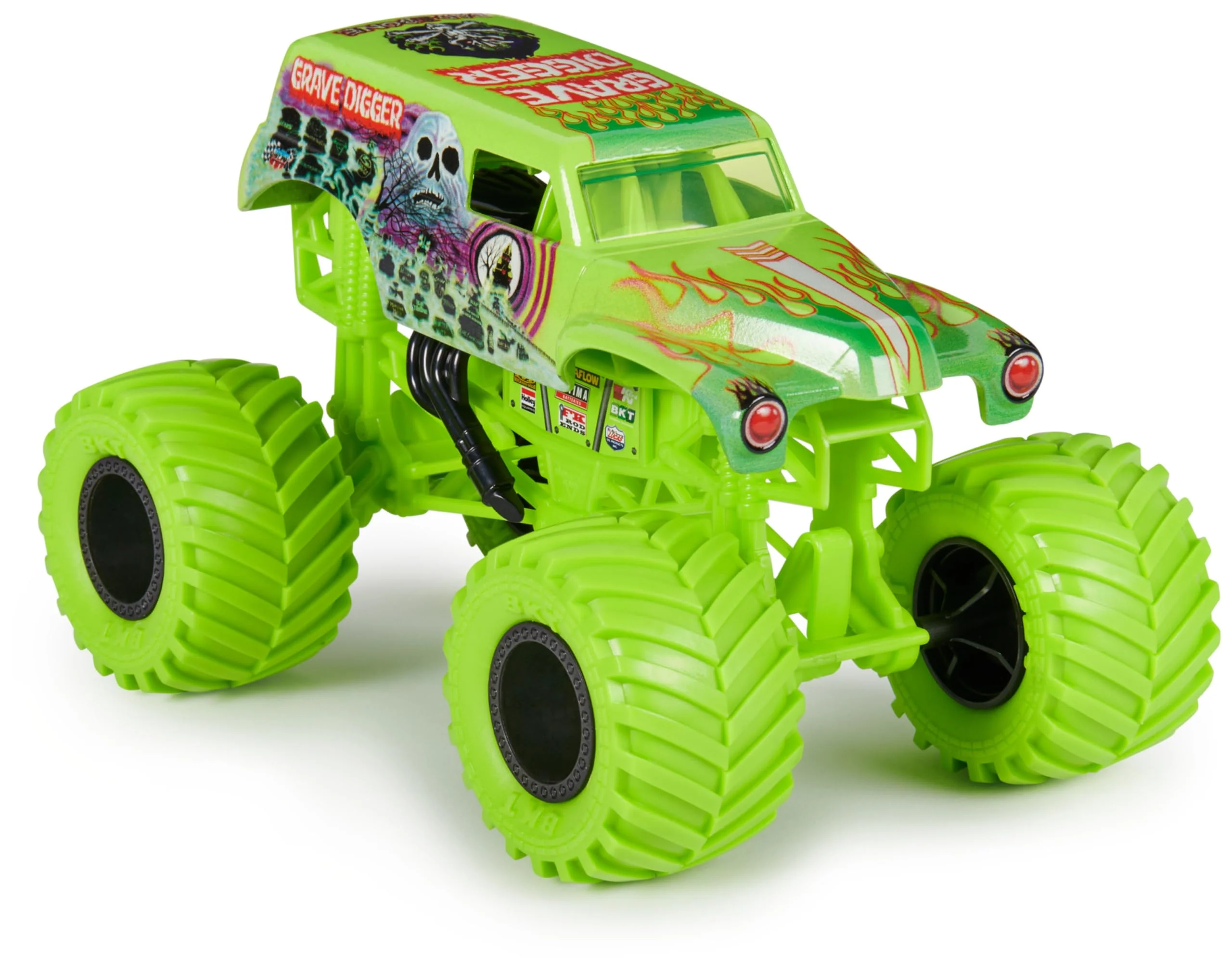 Monster Jam, Grave Digger Monster Truck, detailreiches Metall-Spritzguss-Fahrzeug zum Spielen und Sammeln im Maßstab 1:24, Spielzeug für Kinder ab 3 Jahren - Image 5