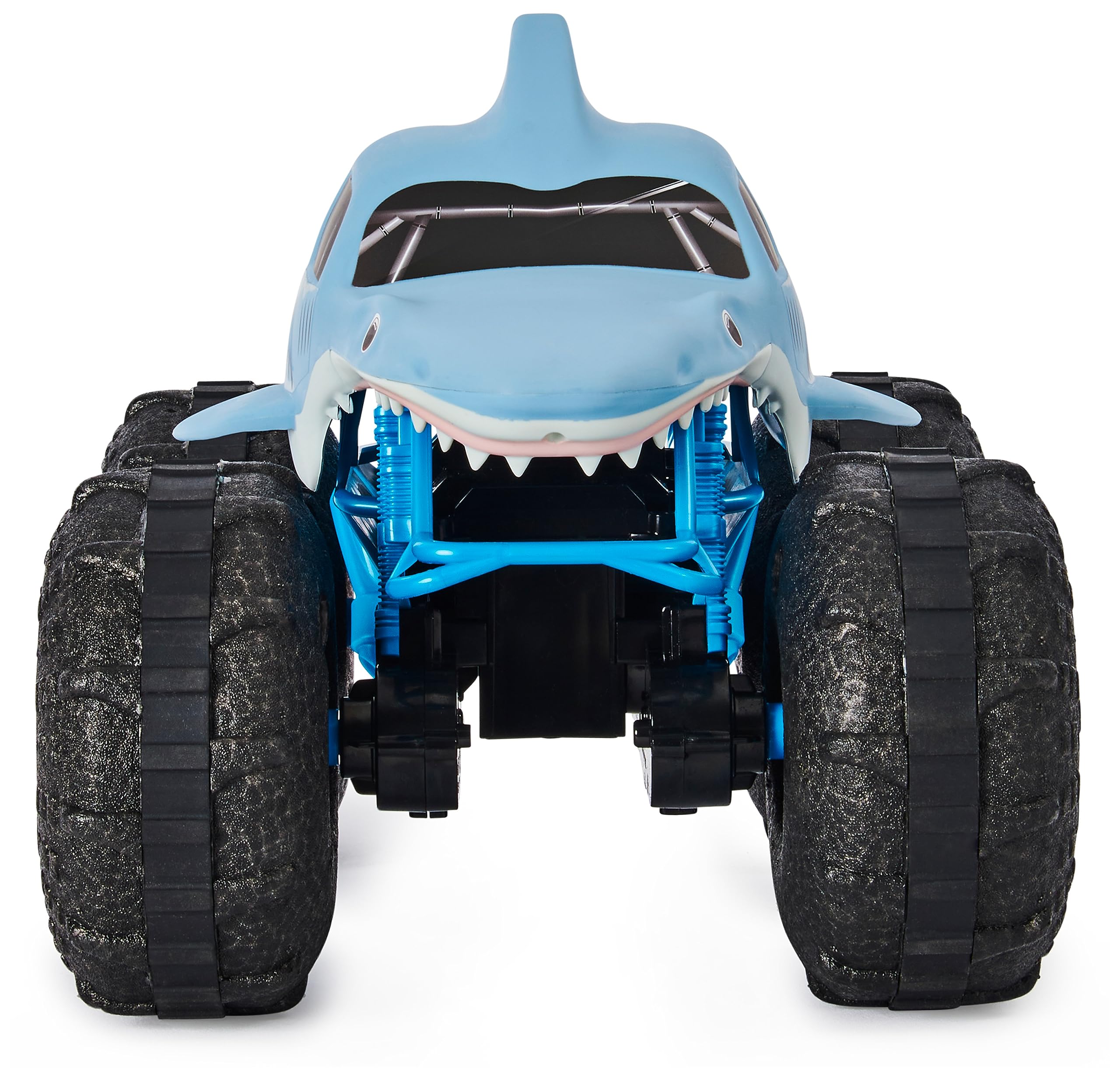 Monster Jam Megalodon Storm, RC Truck, Amphibienfahrzeug in Hai-Optik für Land und Wasser, Maßstab 1:15 - kinderleichte Bedienung, ab 4 Jahren - Image 5