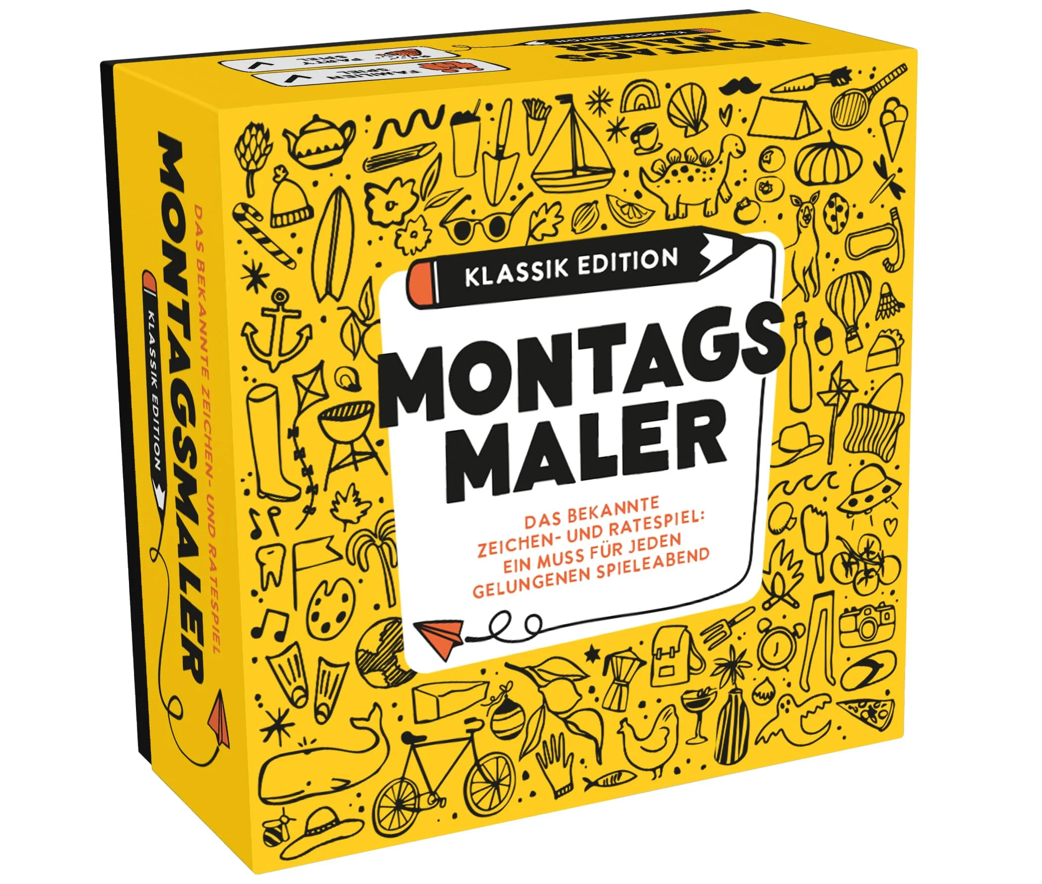MONTAGSMALER - Lustiges Zeichenspiel - Das beliebte Familienspiel und Gesellschaftsspiel ab 8 Jahre - Kreatives Gemeinschaftsspiel und Spiel für Familie und Freunde