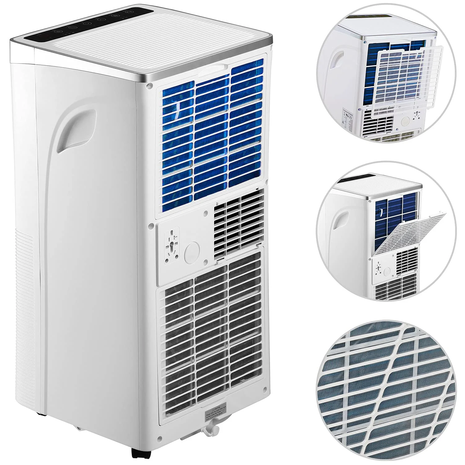 Monzana® lokale Klimaanlage MZKA1000 9000BTU 4in1 WiFi App 2700W Fernbedienung Abluftschlauch Schlafmodus mobil Klimagerät Luftkühler Air Conditioner - Image 2