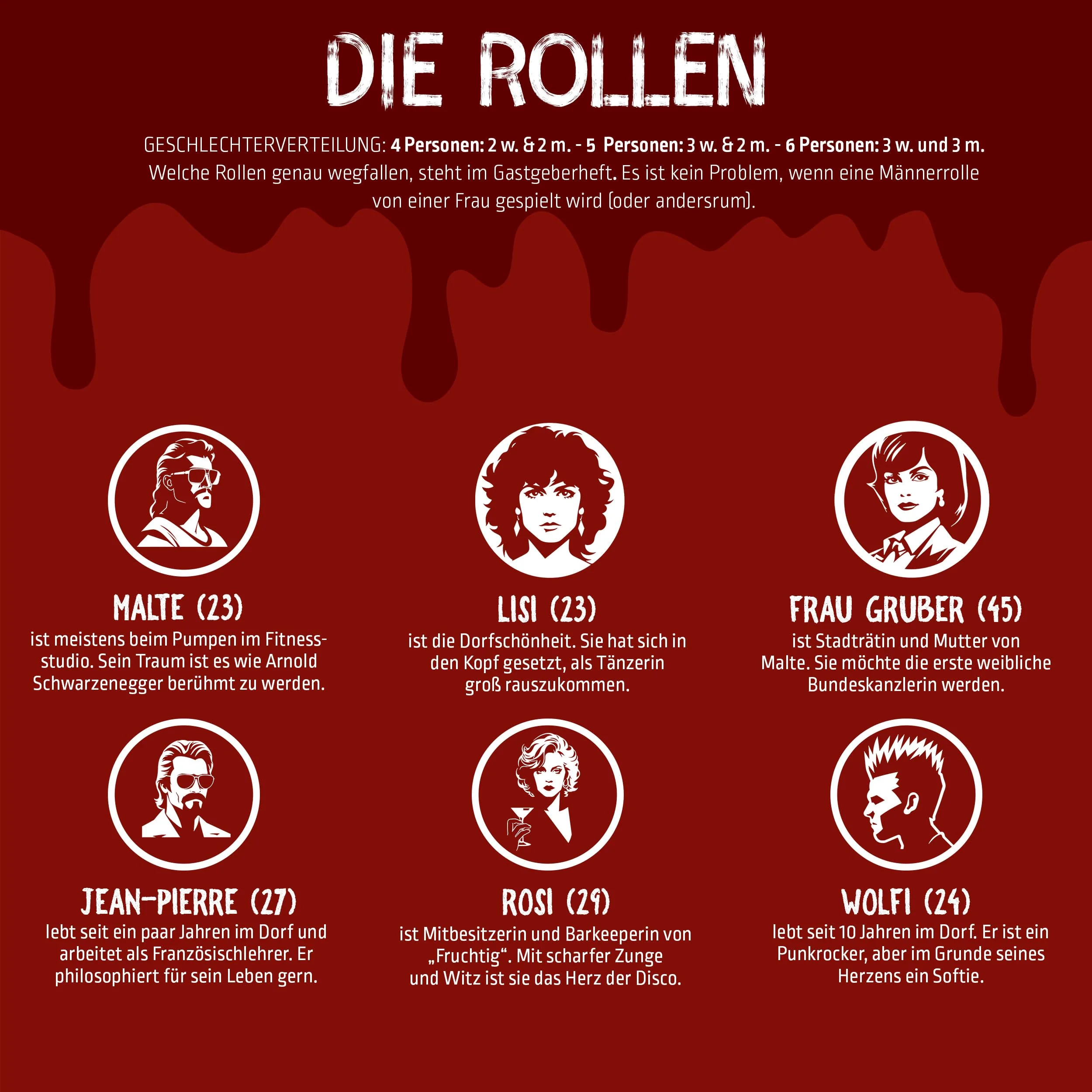 MORD bei Tisch Krimidinner für Zuhause - 4 bis 6 Personen - Der Dorfdisco Fall - Das Krimi Spiel ab 16 Jahren – Ideal als Krimi Dinner für eine mörderische Dinnerparty - Image 6