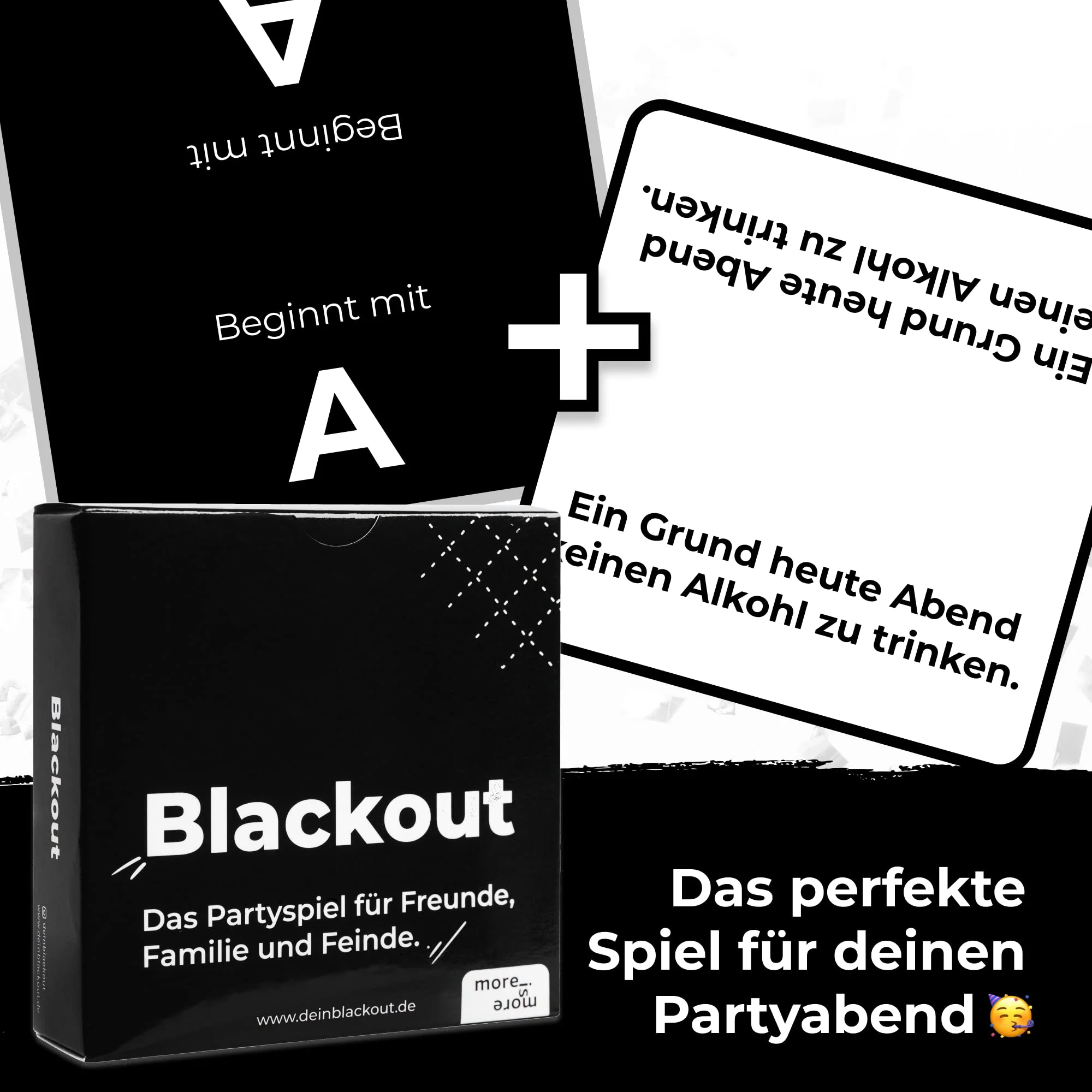 More is More Blackout - das Partyspiel für Freunde, Familie und Feinde - Perfekt für jeden Spieleabend mit Freunden - Kartenspiel für JGA - Image 5