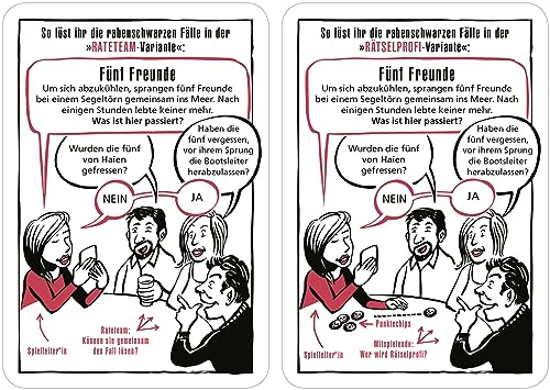 moses. Black Stories Medizin - 50 Rätsel mit Fällen aus der Welt der Medizin, Krimi Kartenspiel mit Spielvariante und Punktechips, Rätselspiel für Jugendliche und Erwachsene - Image 7