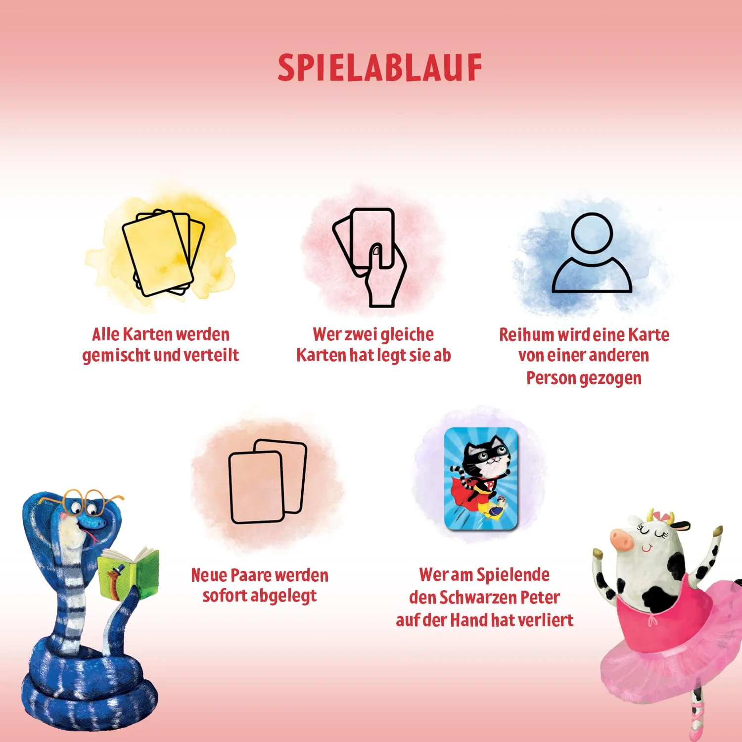 moses. Schwarzer Peter | Spiele-Klassiker | Für Kinder ab 4 Jahren, bunt - Image 3