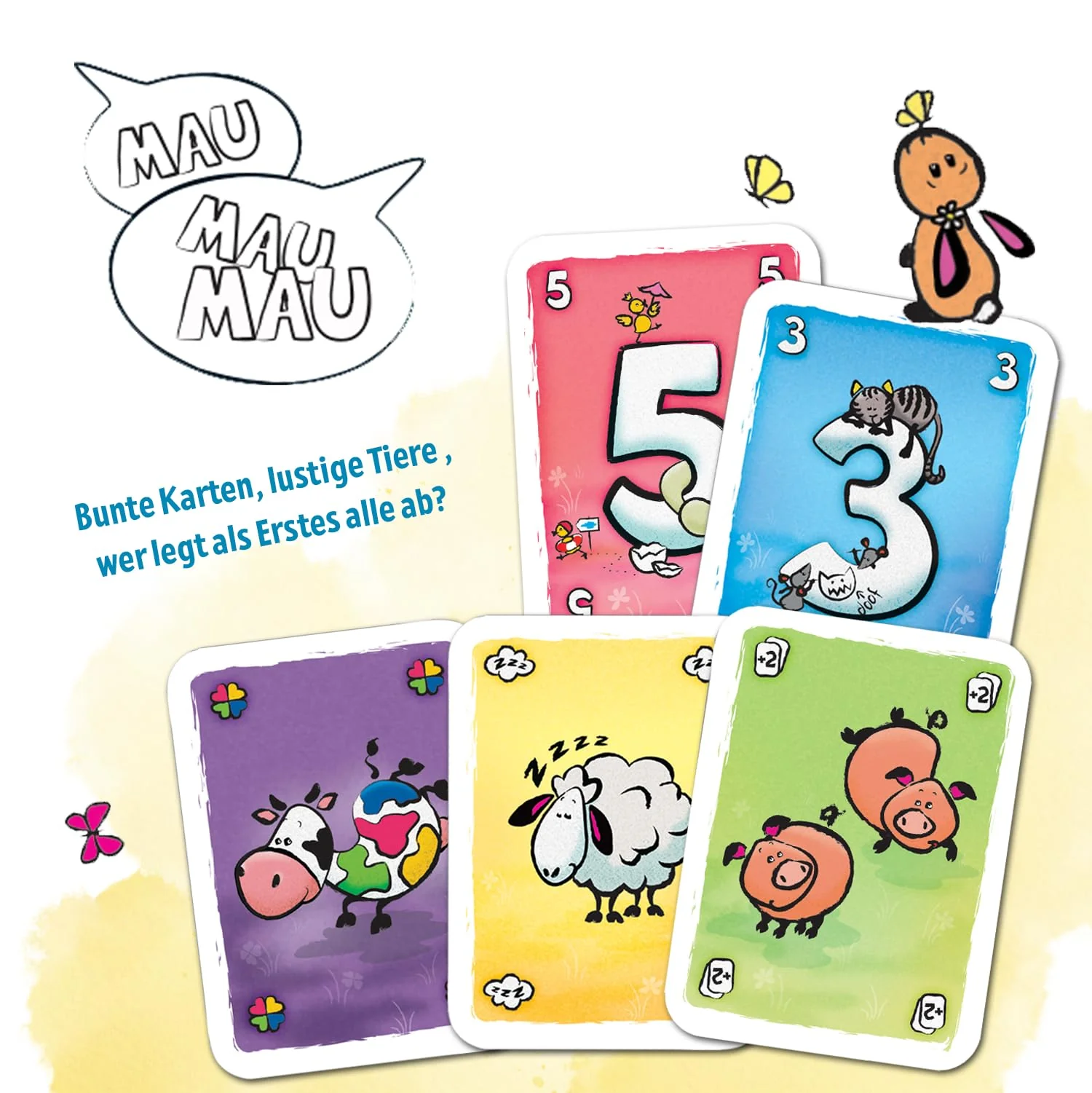 moses. Verlag GmbH moses. 90321 Mau-Mau Kartenspiel | Spiele-Klassiker | Für Kinder ab 5 Jahren, Yellow - Image 7