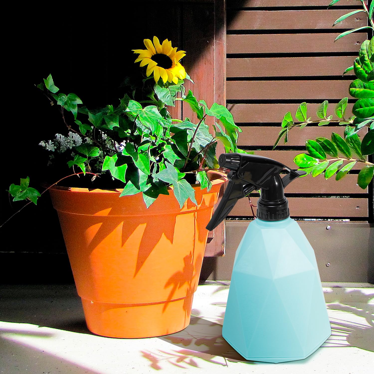MOTOKER Sprühflaschen für Pflanzen, 600ml Leere Wassersprühflaschen, Kunststoff Wiederverwendbare Einstellbare Nebelsprüher Spritzflaschen Behälter Nachfüllbar für Reinigungslösungen, Gartenarbeit, - Image 7
